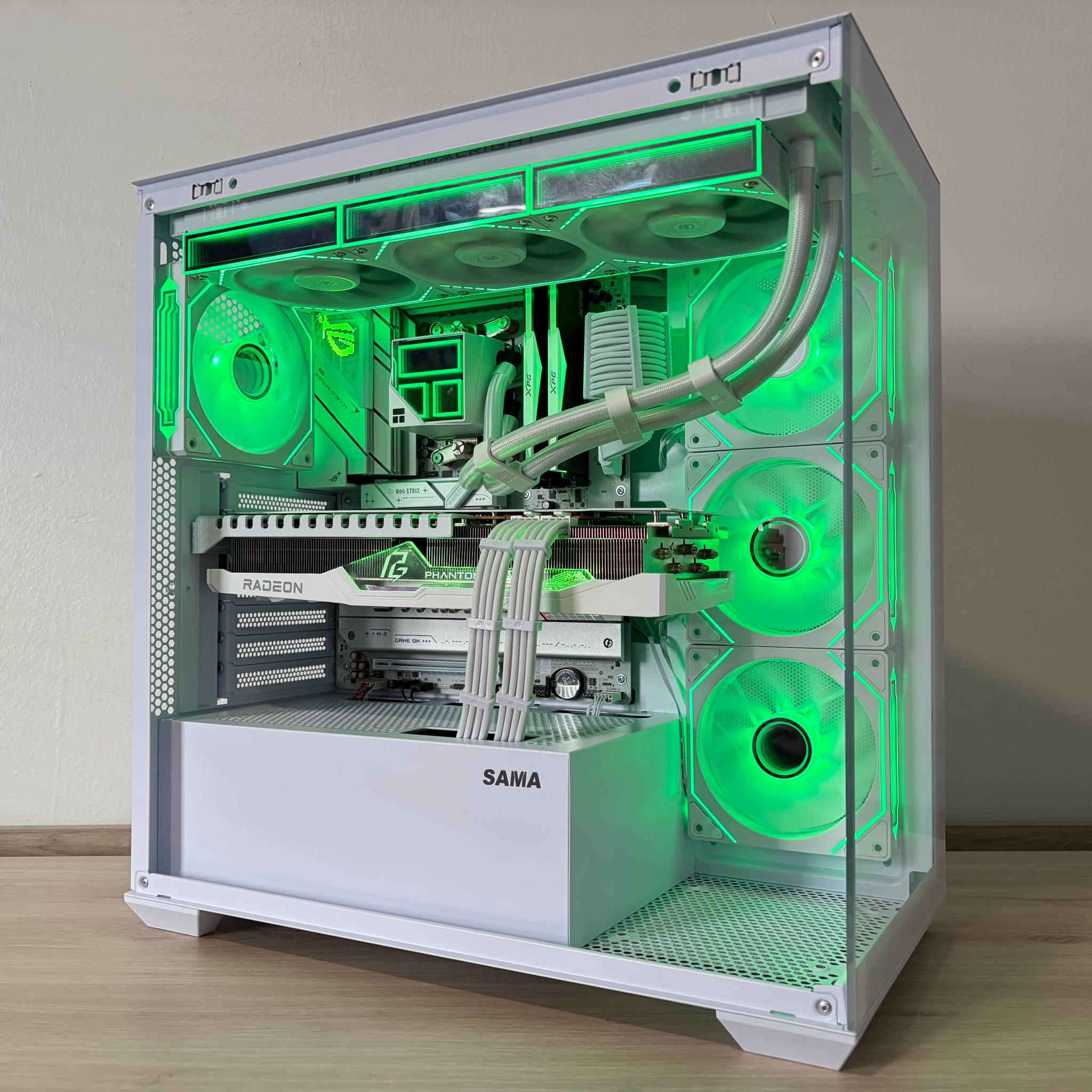 ❄️🐻‍❄️⚪Artic⚪AMD RX 7900 XT 20GB⚪AMD Ryzen 5 9600x⚪32GB DDR5⚪1TB NVME
