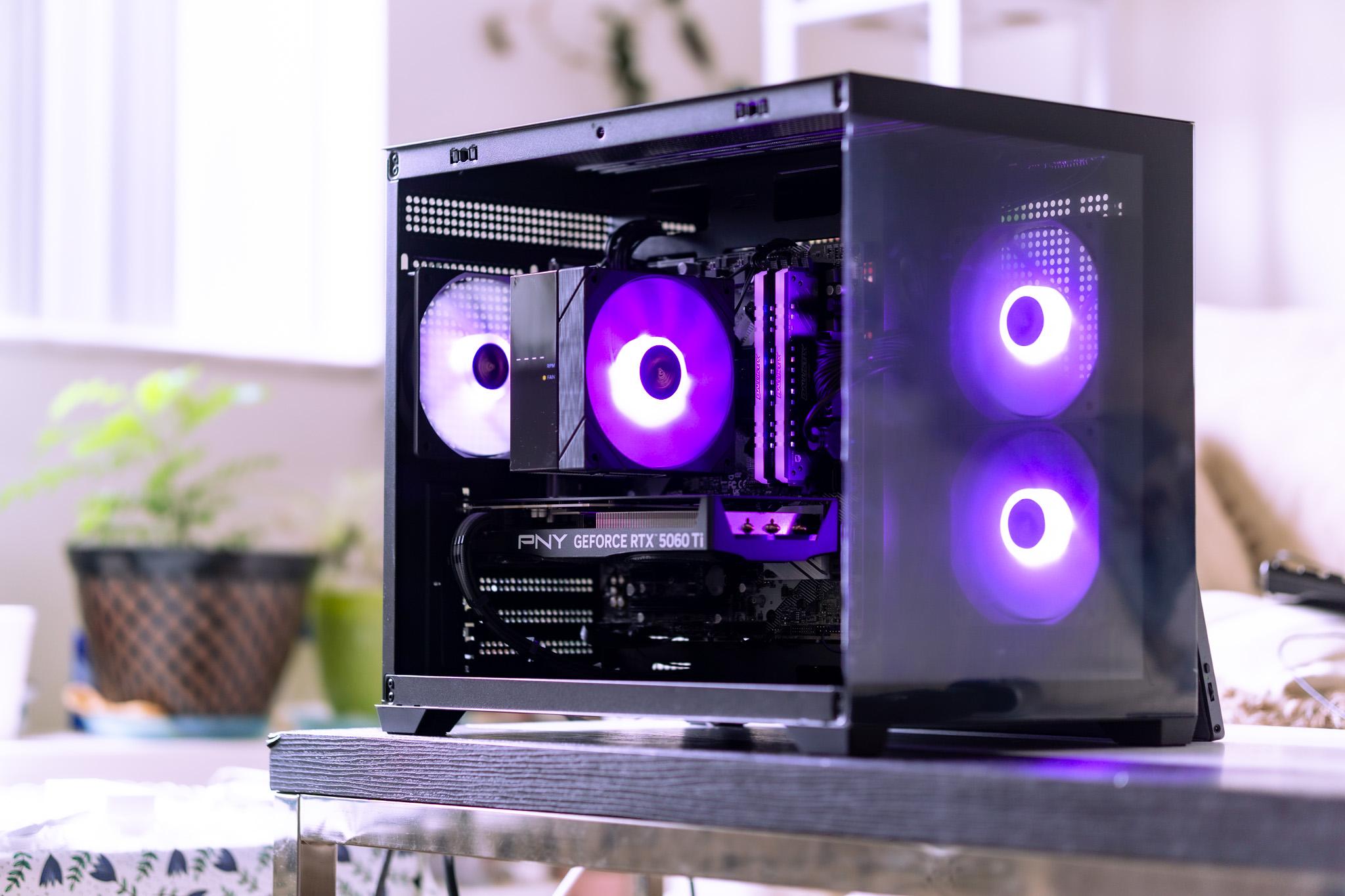 Gaming PC | RTX 5060Ti | Ryzen 5 5600 | 16GB DDR4 | ARGB | WiFi | 1440p Streaming/Gaming