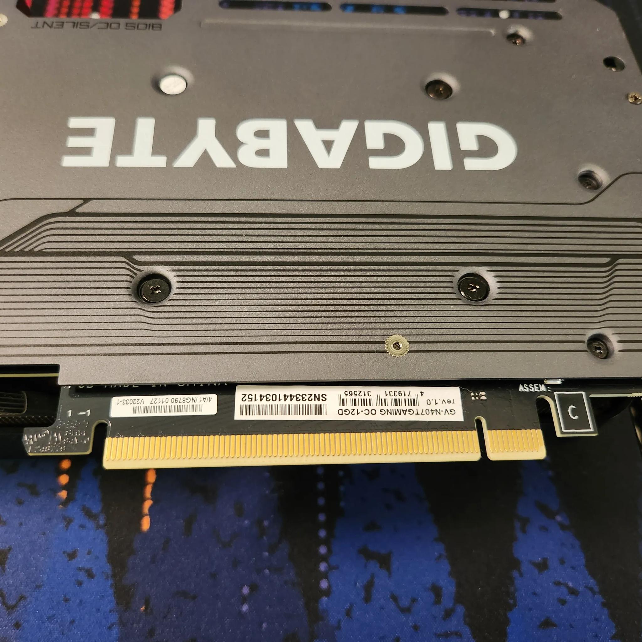 Gigabyte Gaming OC GeForce RTX 4070 Ti 12GB