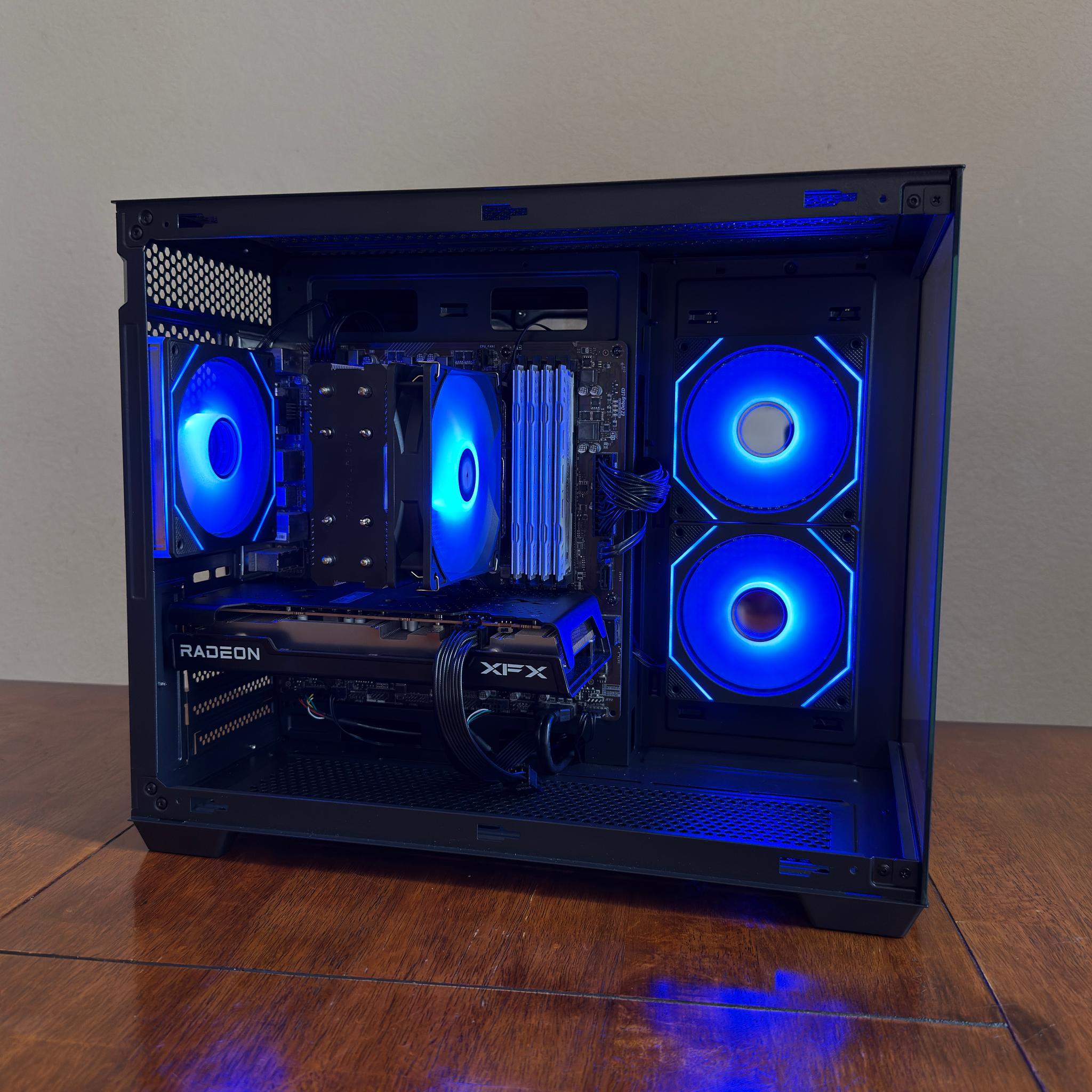 Budget Gaming PC | RX 7600 | Ryzen 2600X | 16GB Ram | 500GB NVME + 1TB HDD | WiFi and BT |Windows 11