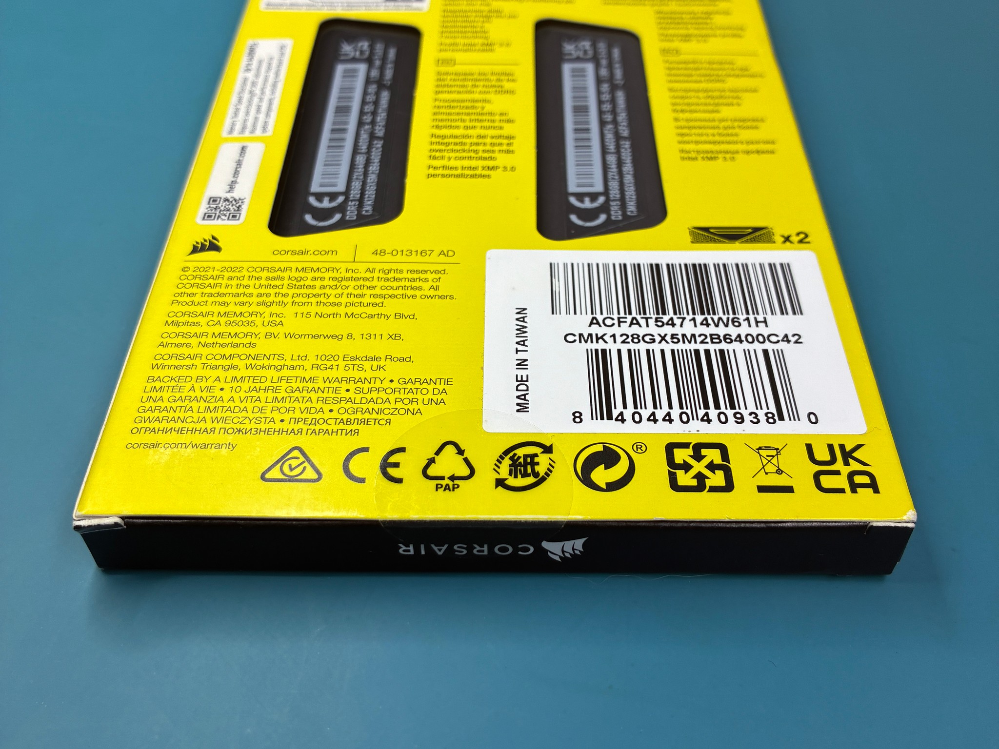 Corsair Vengeance DDR5 128GB kit (Memory)