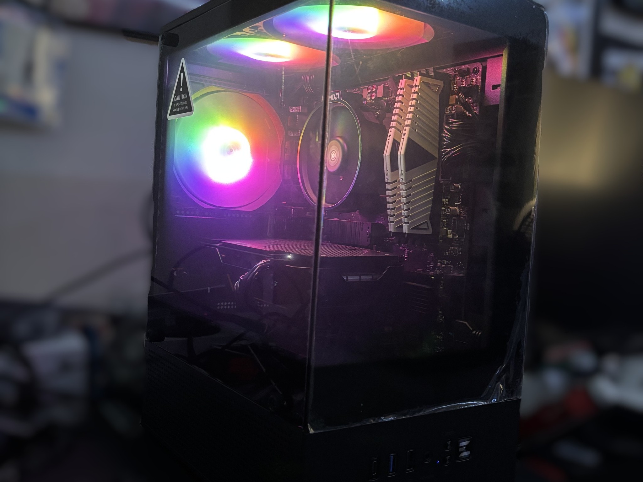 Ryzen 5 5500 | 1650 Super | 16GB RAM | 512GB SSD M.2 NVMe | Built in Wifi/BT Gaming PC