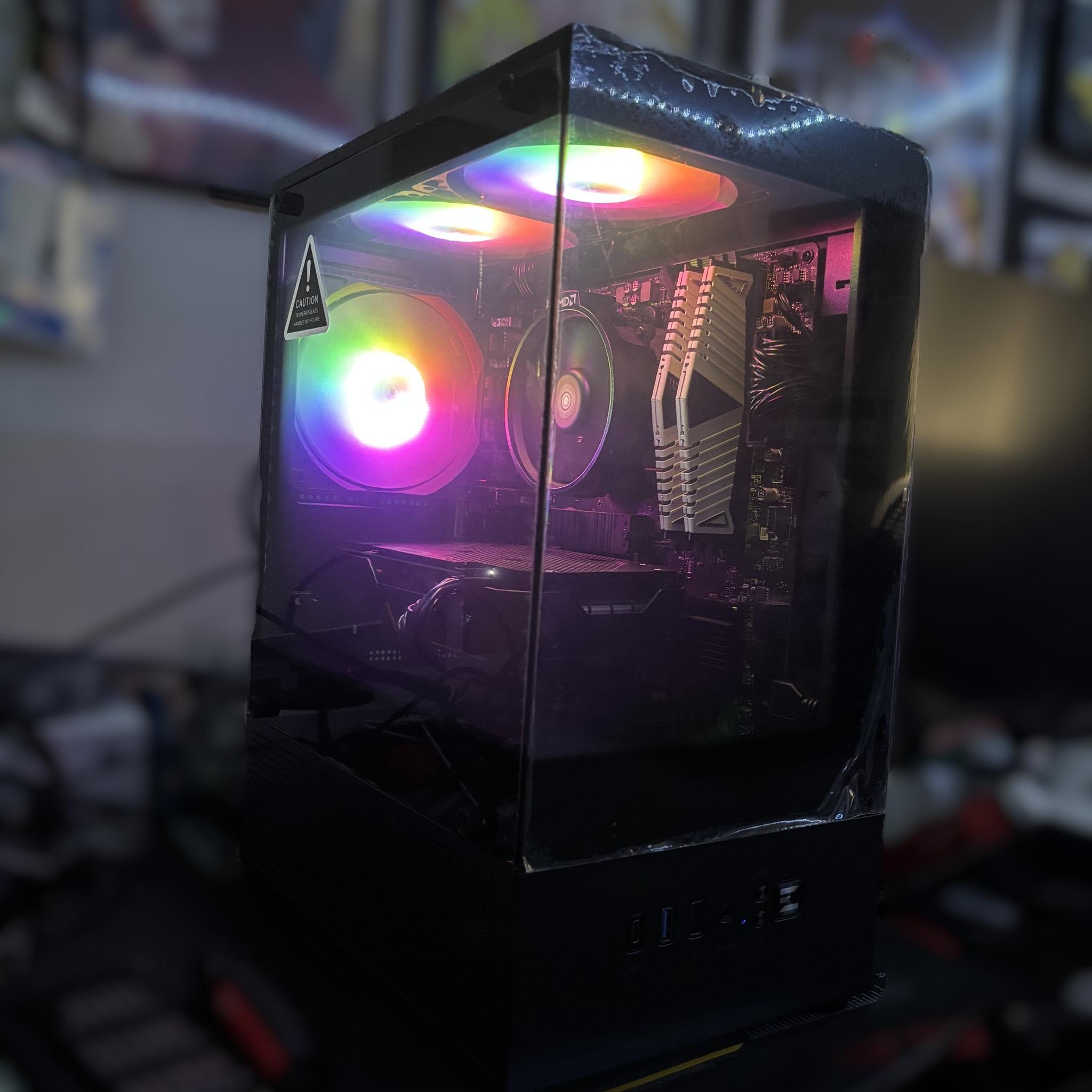 Ryzen 5 5500 | 1650 Super | 16GB RAM | 512GB SSD M.2 NVMe | Built in Wifi/BT Gaming PC