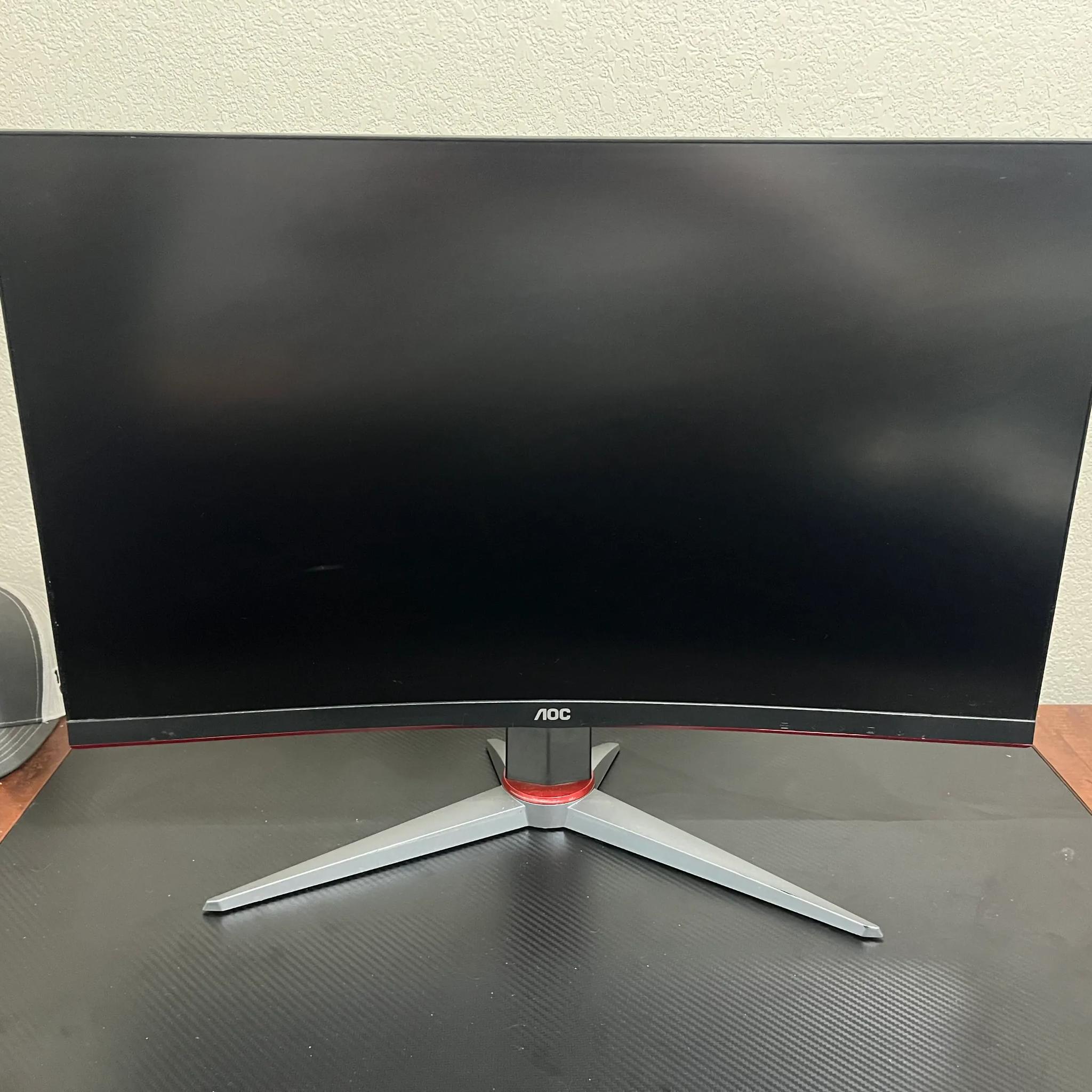 AOC C27G2Z 27" 0.5ms 240Hz Curved Frameless Ultra-Fast Gaming Monitor, FHD 1080p, Height Adjustable