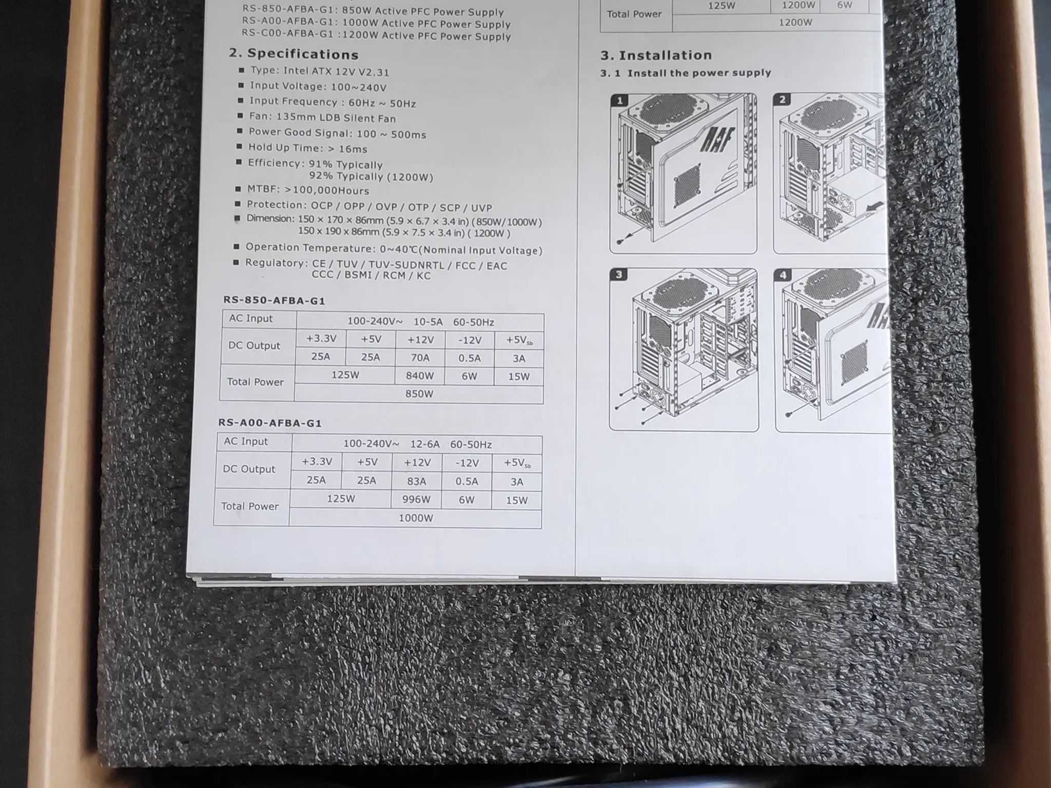 Cooler Master V850 Fully Modular 80 Plus Gold Power Supply