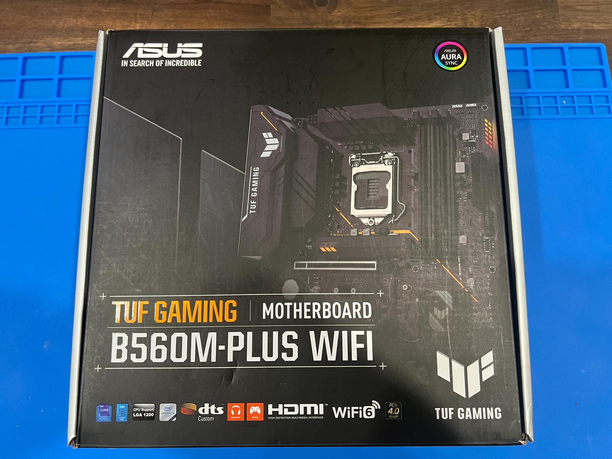 ASUS TUF GAMING B560M-PLUS WIFI Motherboard w/ INTEL CORE I7-11700K