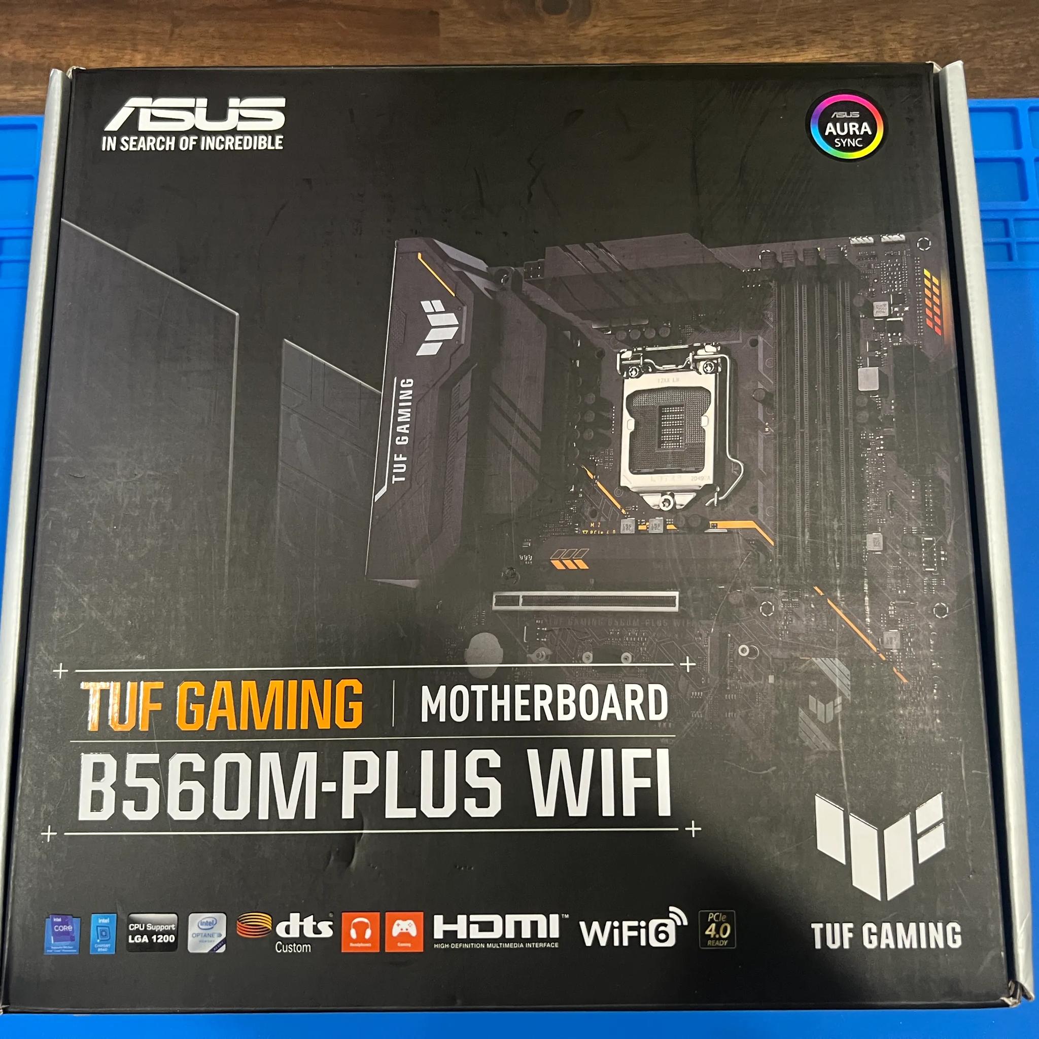 ASUS TUF GAMING B560M-PLUS WIFI Motherboard w/ INTEL CORE I7-11700K