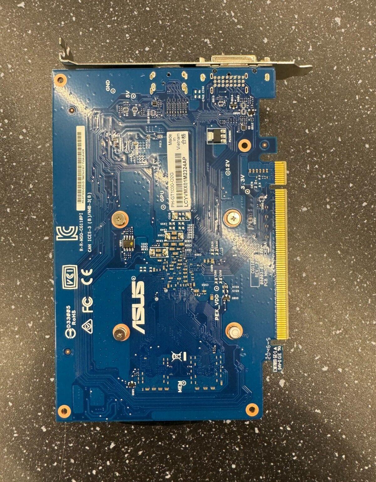 ASUS GeForce GT 1030 2GB GDDR5 PCIE Graphics Card - DVI, HDMI