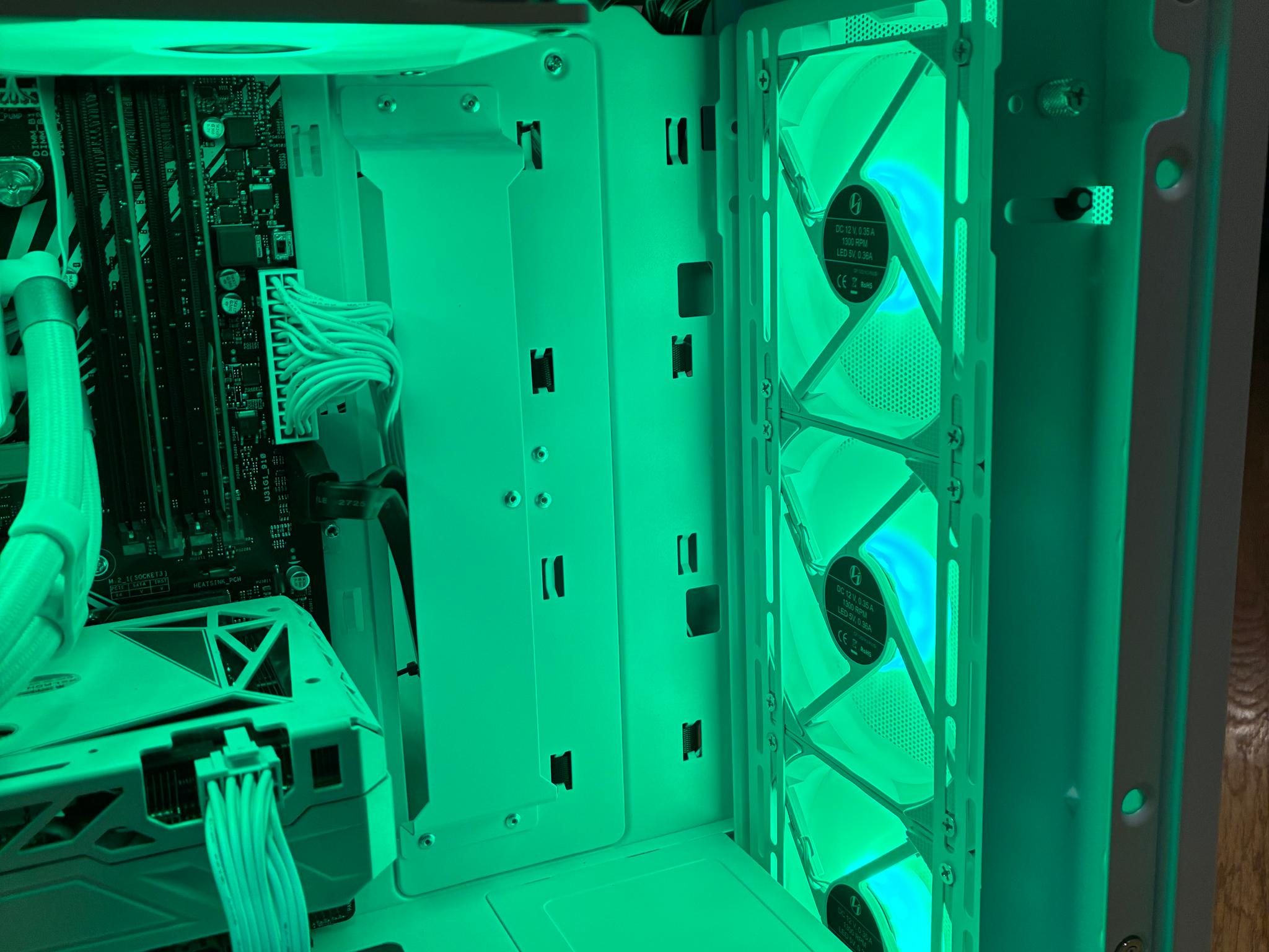 RTX 3060 Ti i7 9700K CUSTOM WHITE GAMING PC 1TB PCIe 4.0 NVME 16GB DDR4 WIFI BLUETOOTH WINDOWS 10/11