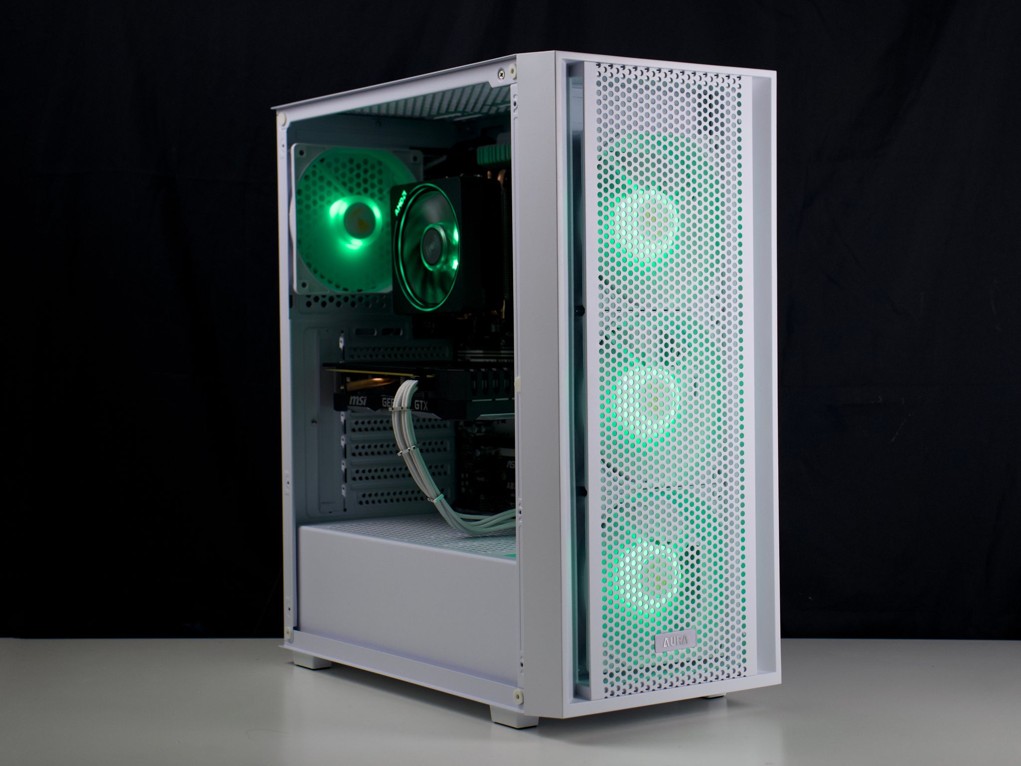 🧊❄️🧊 White Gaming PC – GTX 1660 TI, Ryzen 5 2600, 16GB RAM, 512GB SSD - WiFi, BlueTooth 🧊❄️🧊