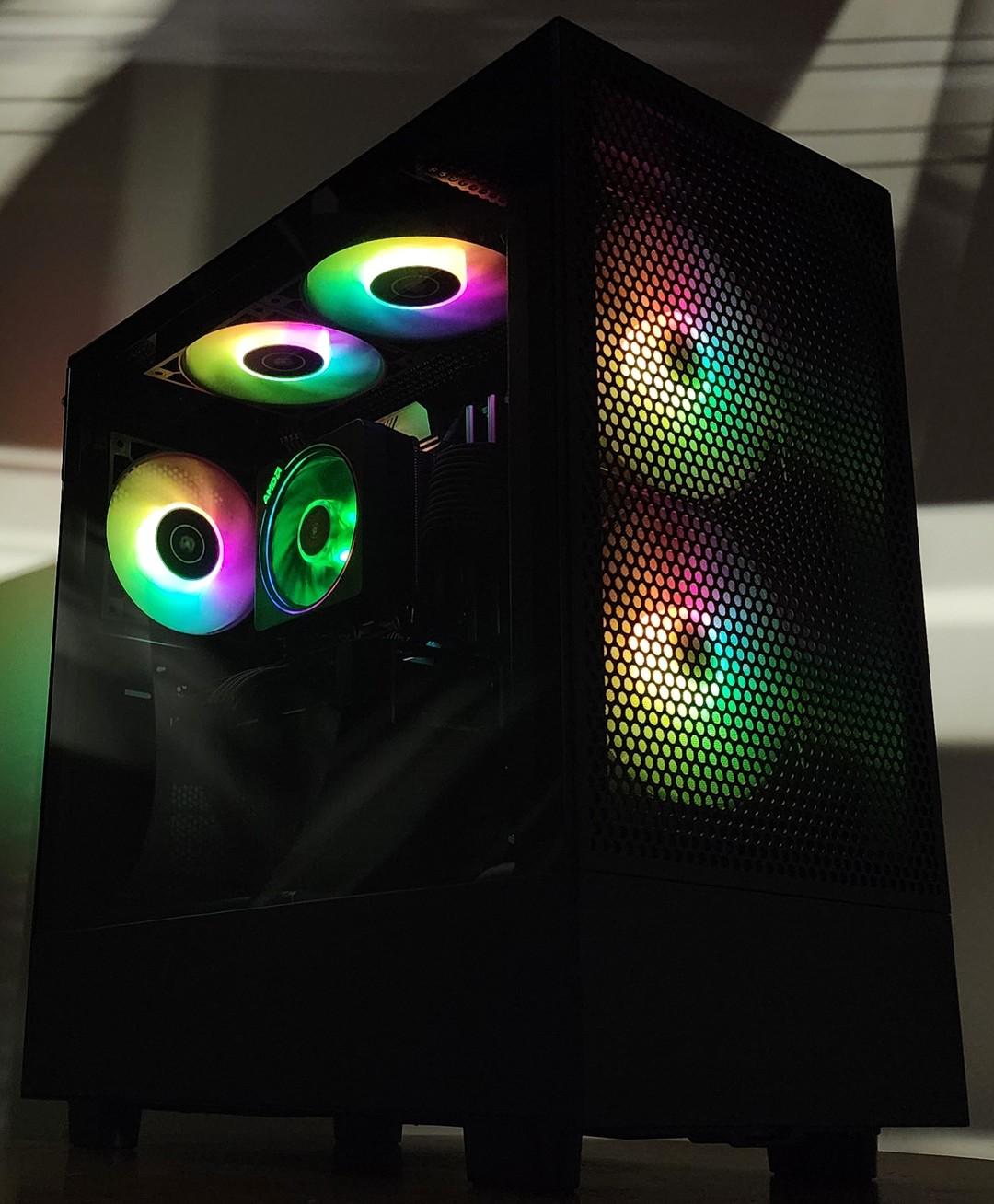 Gaming PC Ryzen 7 5800XT 32GB RAM 1TB SSD RTX 4060 8GB Windows 11 Computer