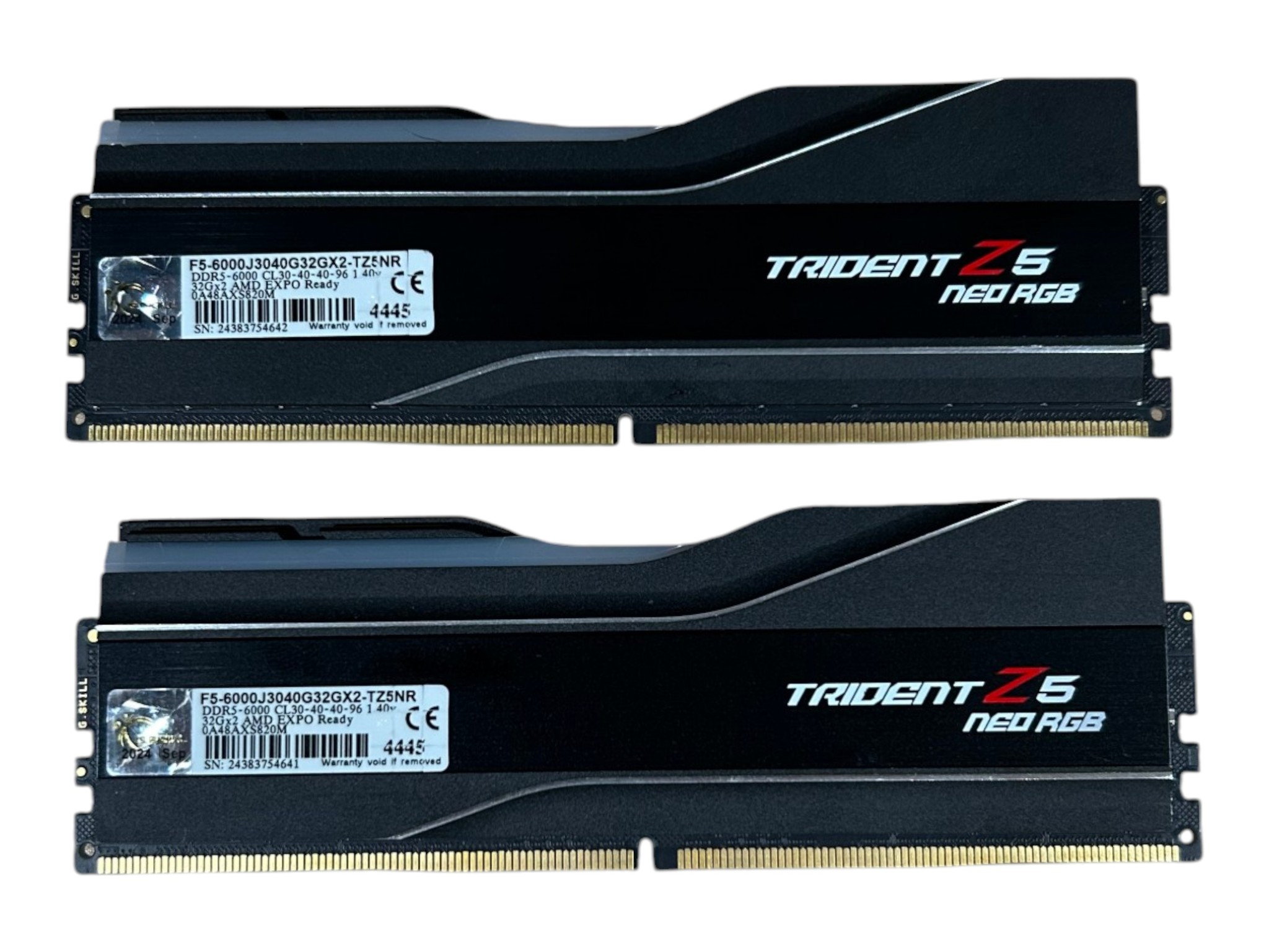 *OPEN BOX* GSKILL Trident Z5 NEO RGB 64GB DDR5 6000MT/s CL30