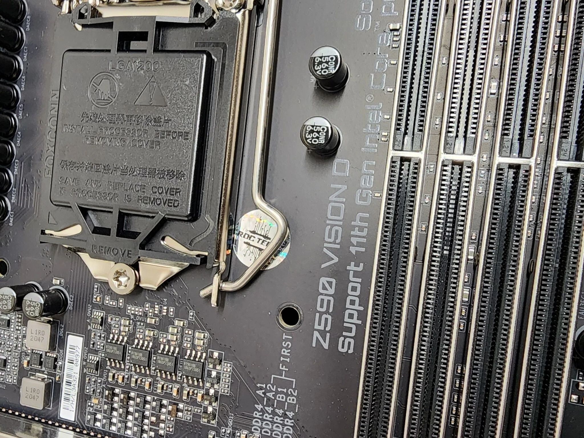 UPDATED BIOS Gigabyte Z590 Vision D WIFI DDR4 LGA 1200 ATX Motherboard
