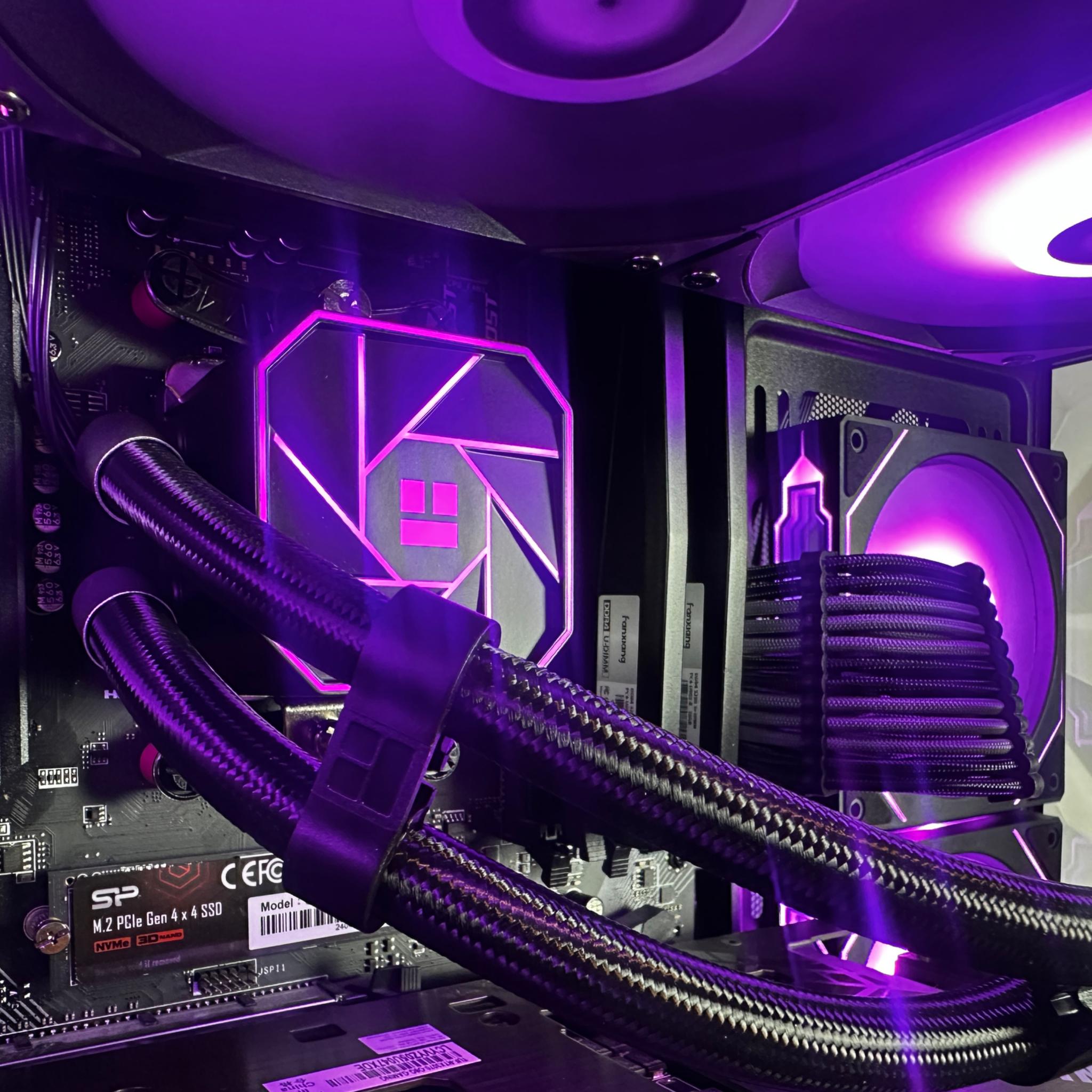 🟪 Magenta ⬛️| 1440P/1080P | Ryzen 7 5700x 8C/16T | RTX 3070 | 32GB DDR4 | 1TB M.2 SSD | FULL ARGB |