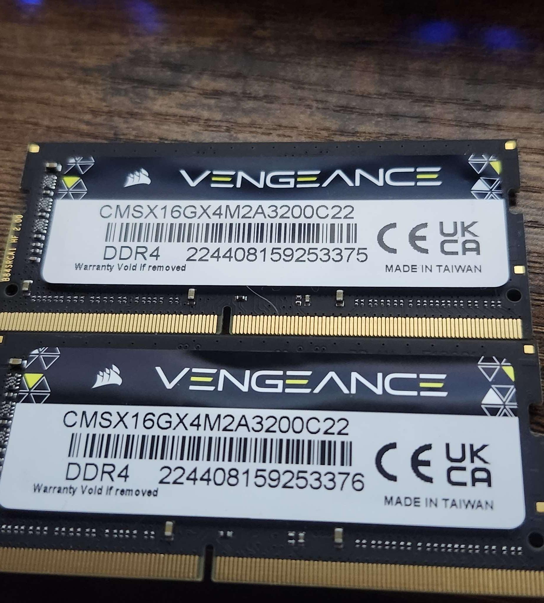 Corsair SODIMM 32gb(2x16gb) 3200MT/s CL22 DDR4 Laptop memory