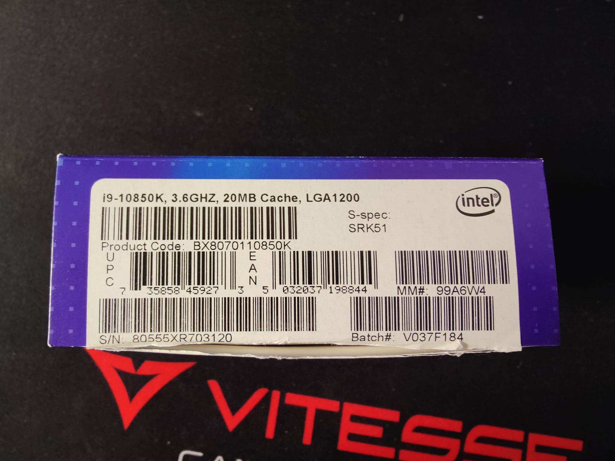 Intel Core i9-10850K