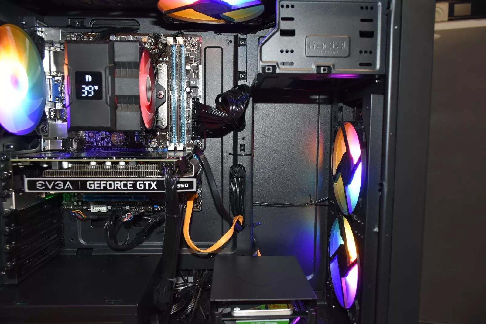 gaming pc Intel Core i7-3.4 GHz.16 GB RAM GPU 1650 PSU 700WTS 480GB SSD+1TB HHD ENTRY LEVEL GAMING