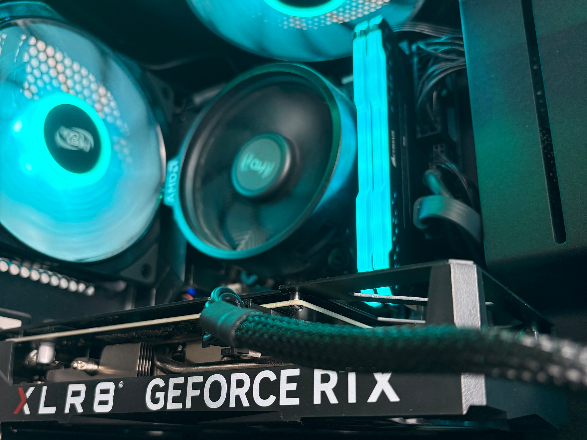 Black RGB Gaming PC | RTX 4060 | Ryzen 5 5600G | 16GB DDR4 RAM | 512 GB NVME SSD | FREE SHIPPING!!!