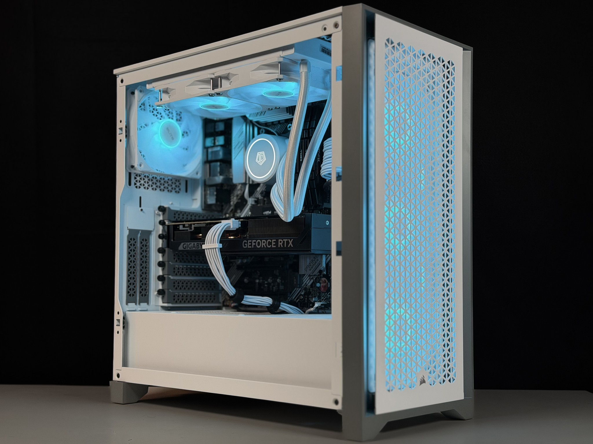 RTX 5070 Gaming PC | Ryzen 7 5800XT | 32GB RAM | 2TB NVMe | White RGB Build