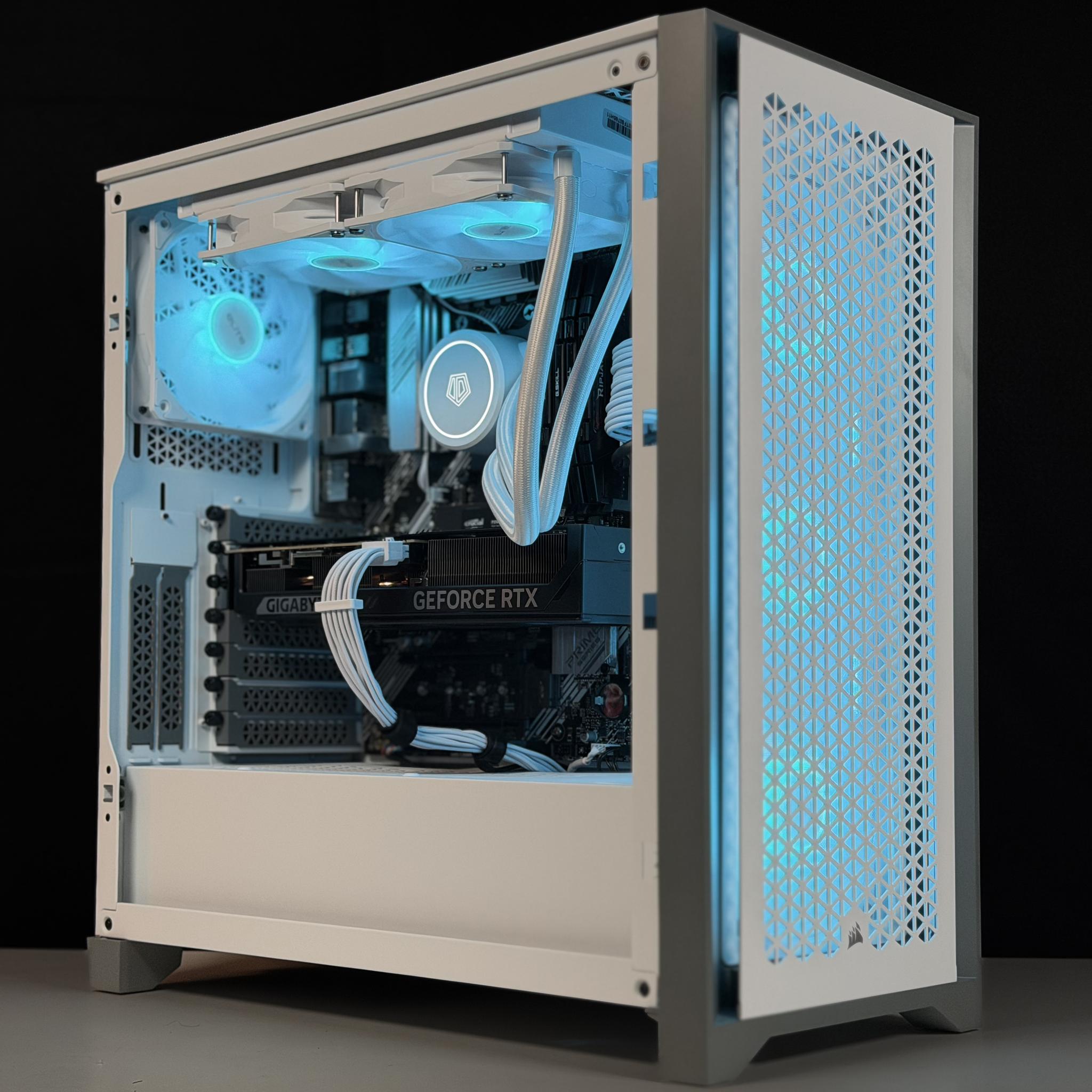 RTX 5070 Gaming PC | Ryzen 7 5800XT | 32GB RAM | 2TB NVMe | White RGB Build