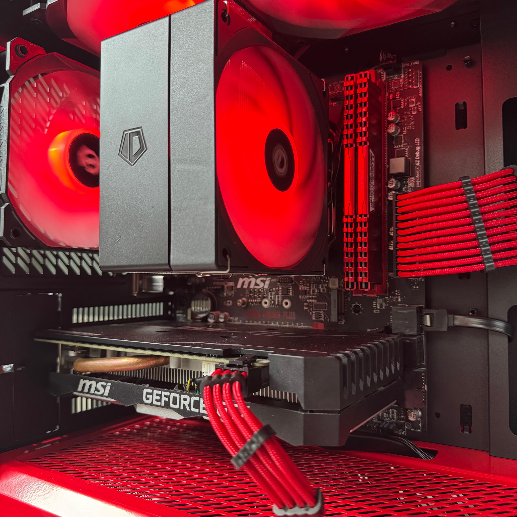 Red Reaper  | Custom Gaming PC | 1660 - R5 3600 - 16GB Ram - 1 TB SSD
