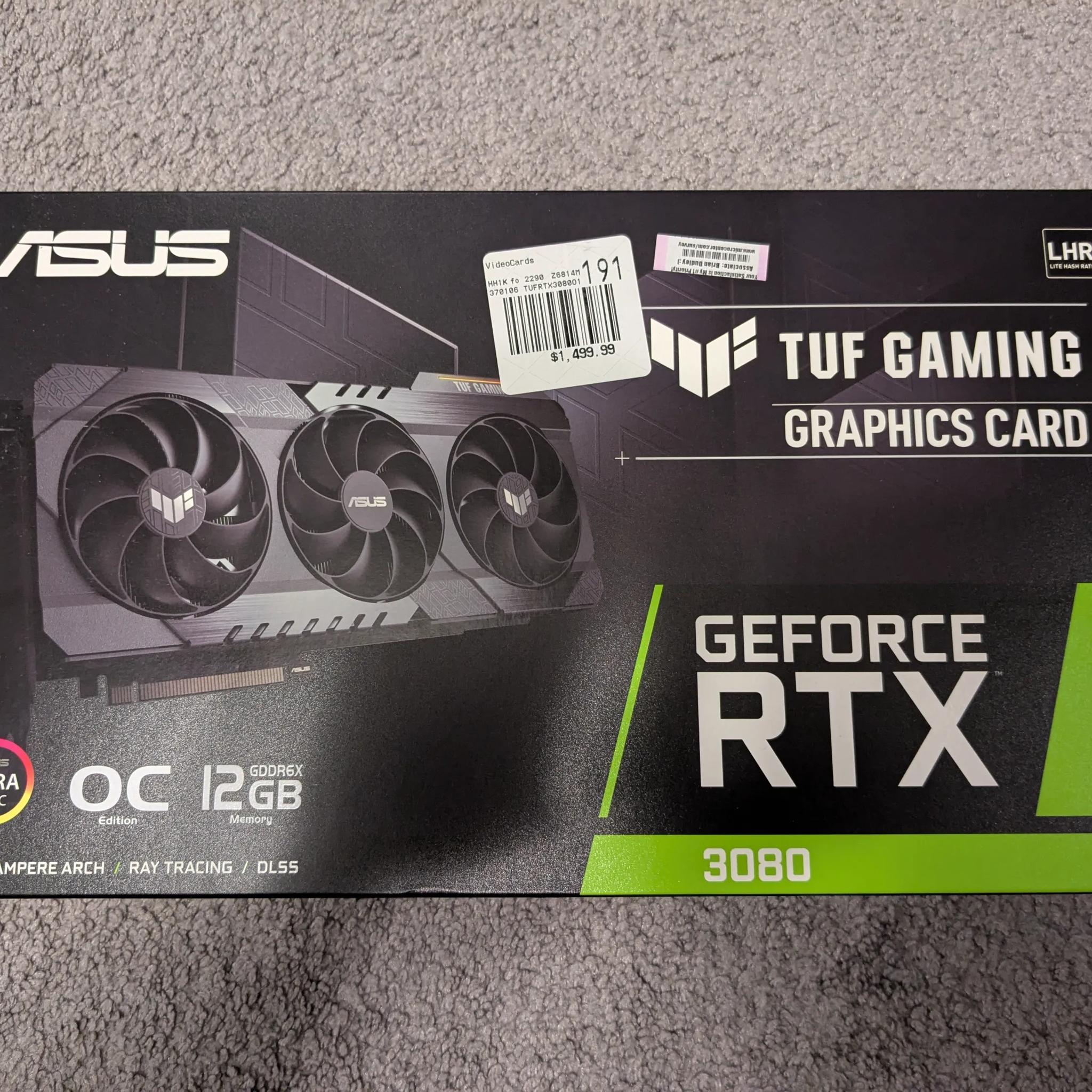 Asus TUF Gaming GeForce RTX 3080 12GB LHR