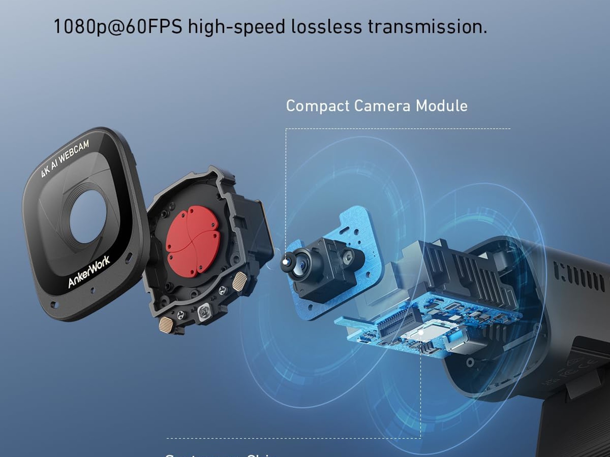 4K Webcam C310, 12 Megapixel, AI Auto Focus