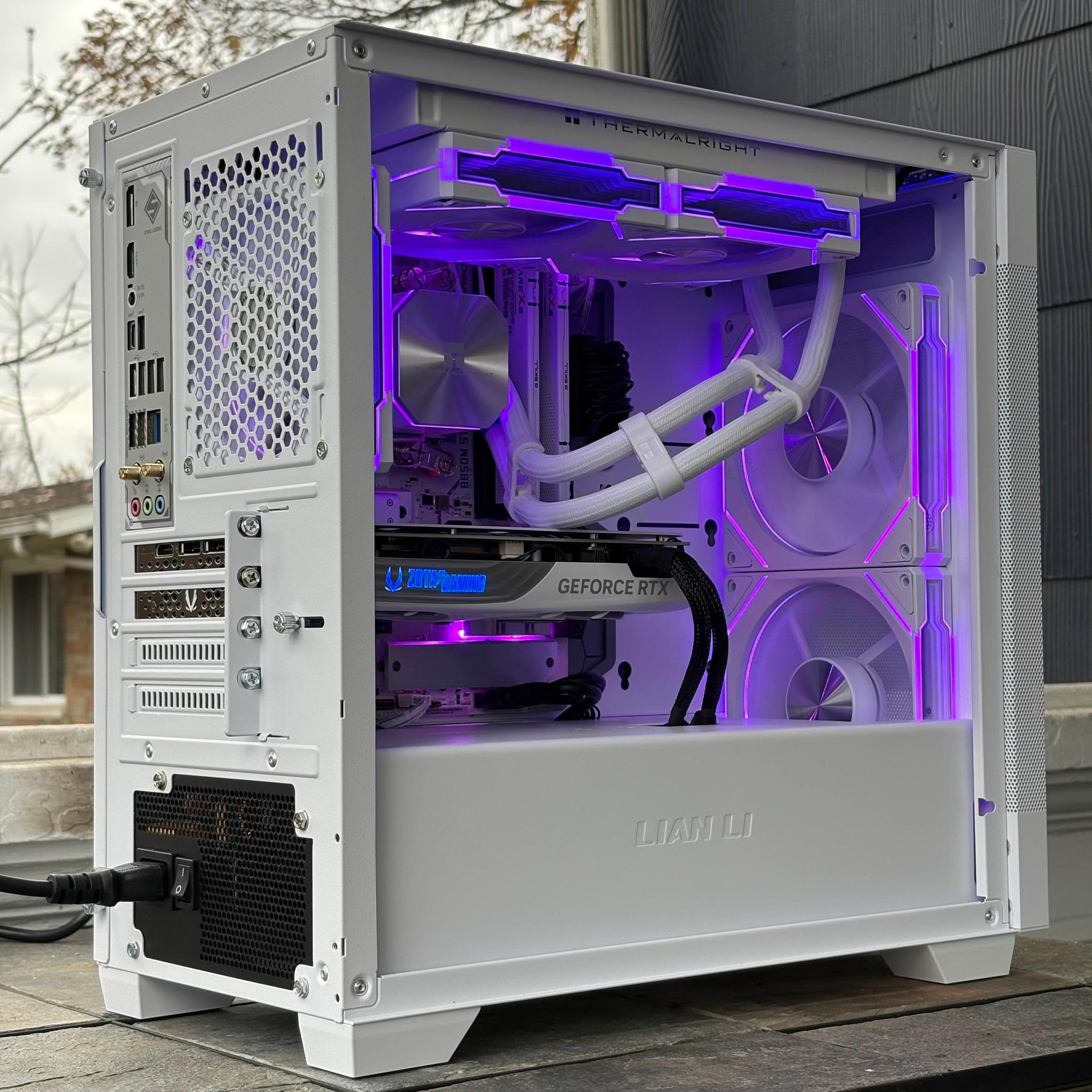 ❄️ Snowclaw 🐾 – Ryzen 7 7700 ⚡ | RTX 4070 Super 🧊 | 32GB DDR5 🐱 | 1TB NVMe 💽