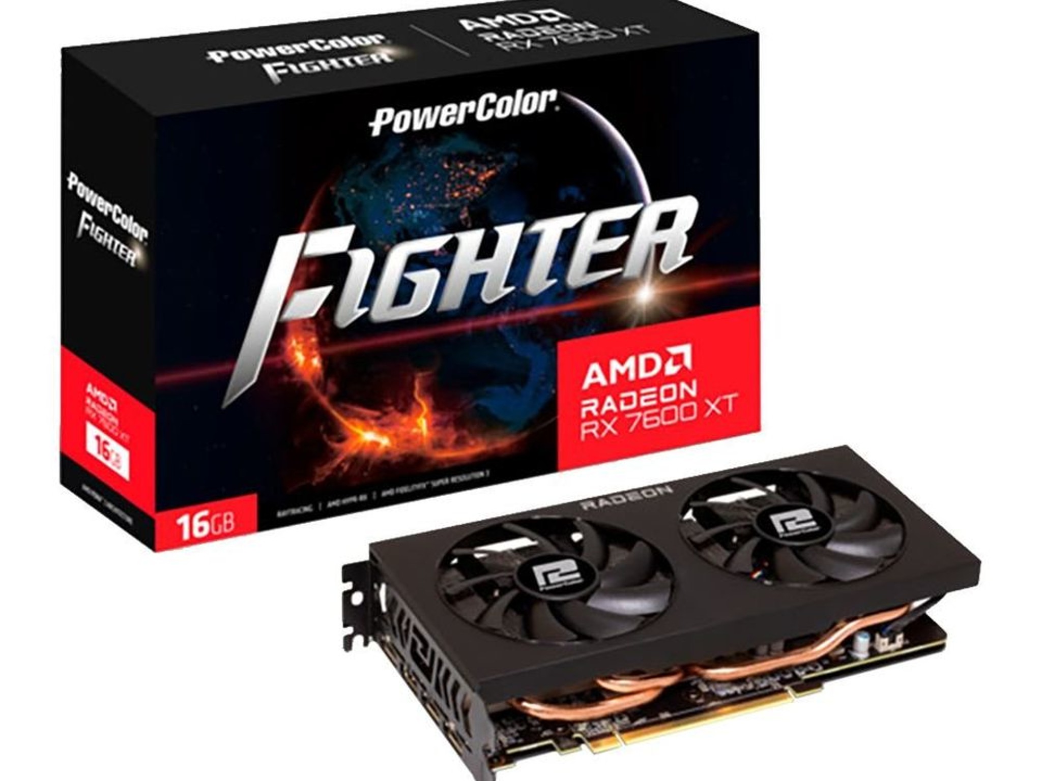 GPU AMD Radeon RX 7600 XT Primary/Discrete
