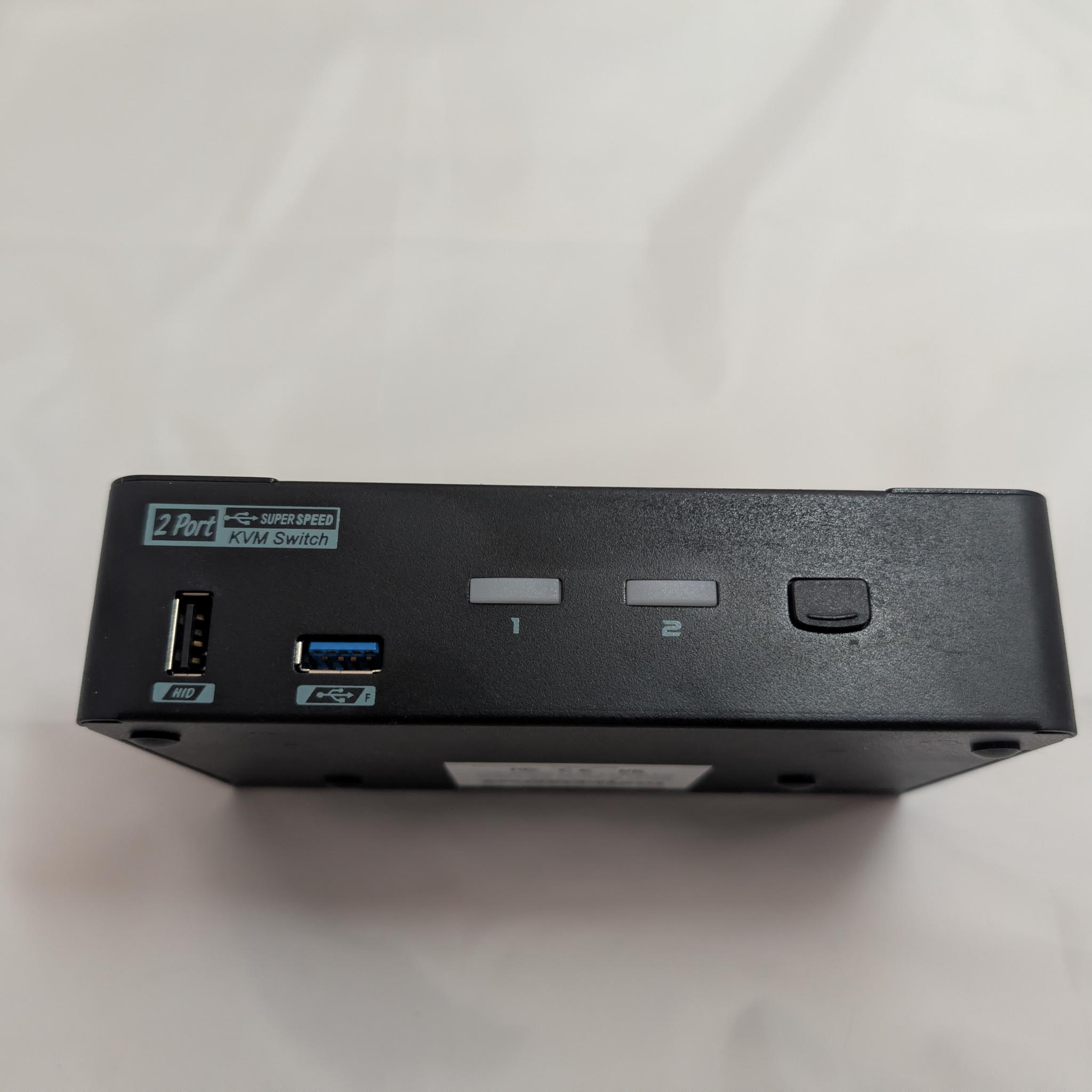 Level1Techs DisplayPort KVM Switch, Single Monitor, Two Computer, USB 3.2 Gen 1