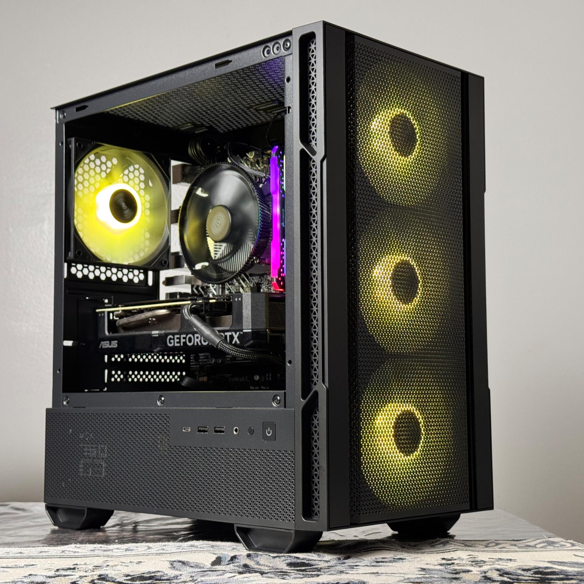 🔥 RTX 4060 Ti + i5-12400F | 32GB RGB RAM | 1TB NVMe | 750W Gold 🔥