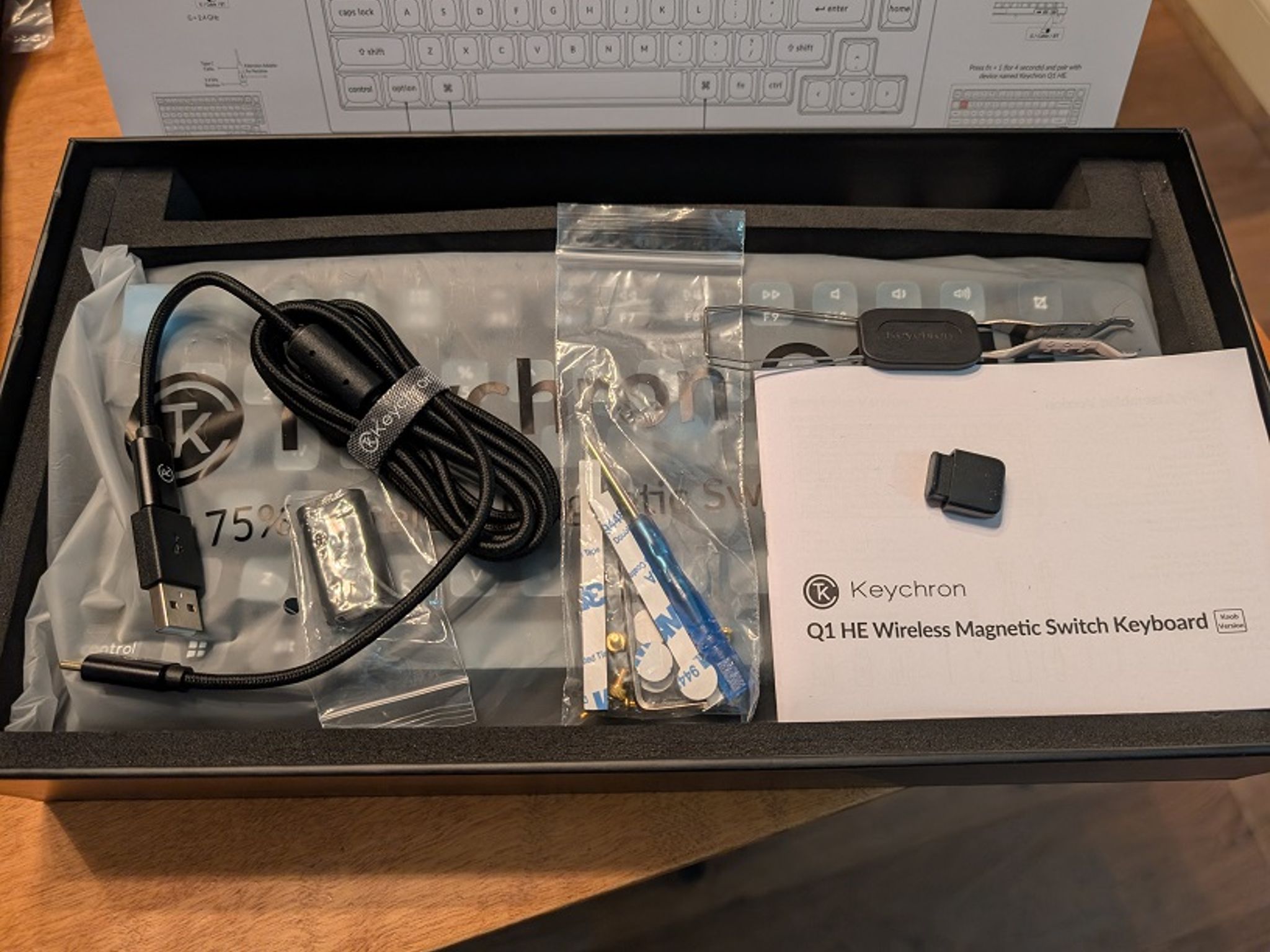 Keychron Q1 HE 75% w/Magnetic Switches + Extra Goodies!!