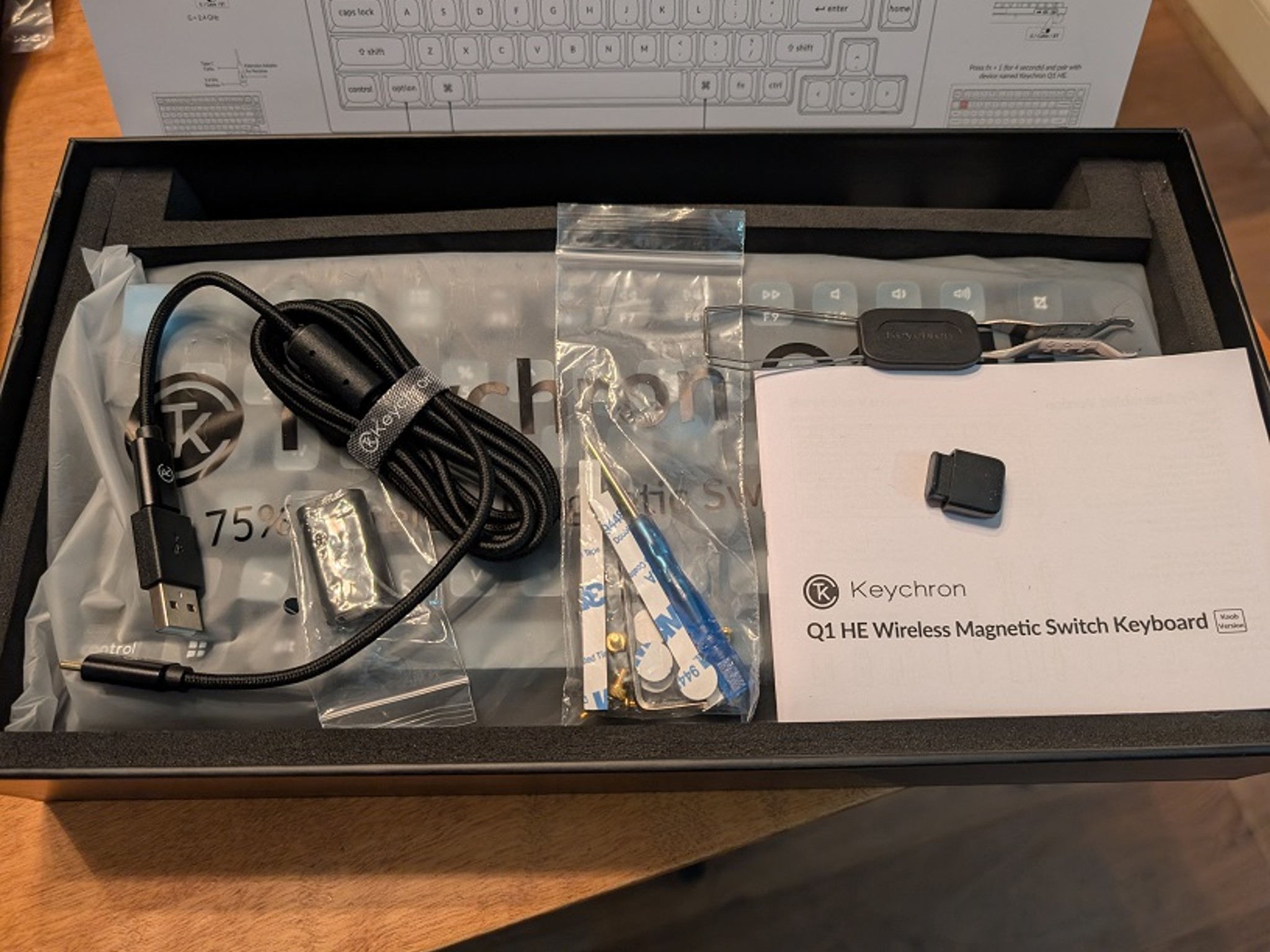 Keychron Q1 HE 75% w/Magnetic Switches + Extra Goodies!!