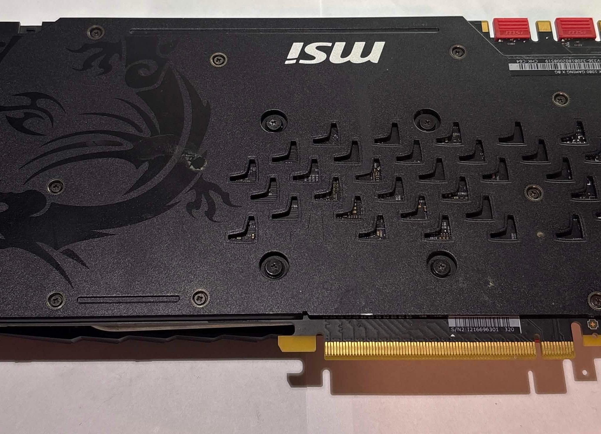 MSI GeForce GTX 1080 GAMING X+ 8G