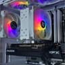 WHITE CUSTOM GAMING PC | RX 7700XT | RYZEN 5 9600X