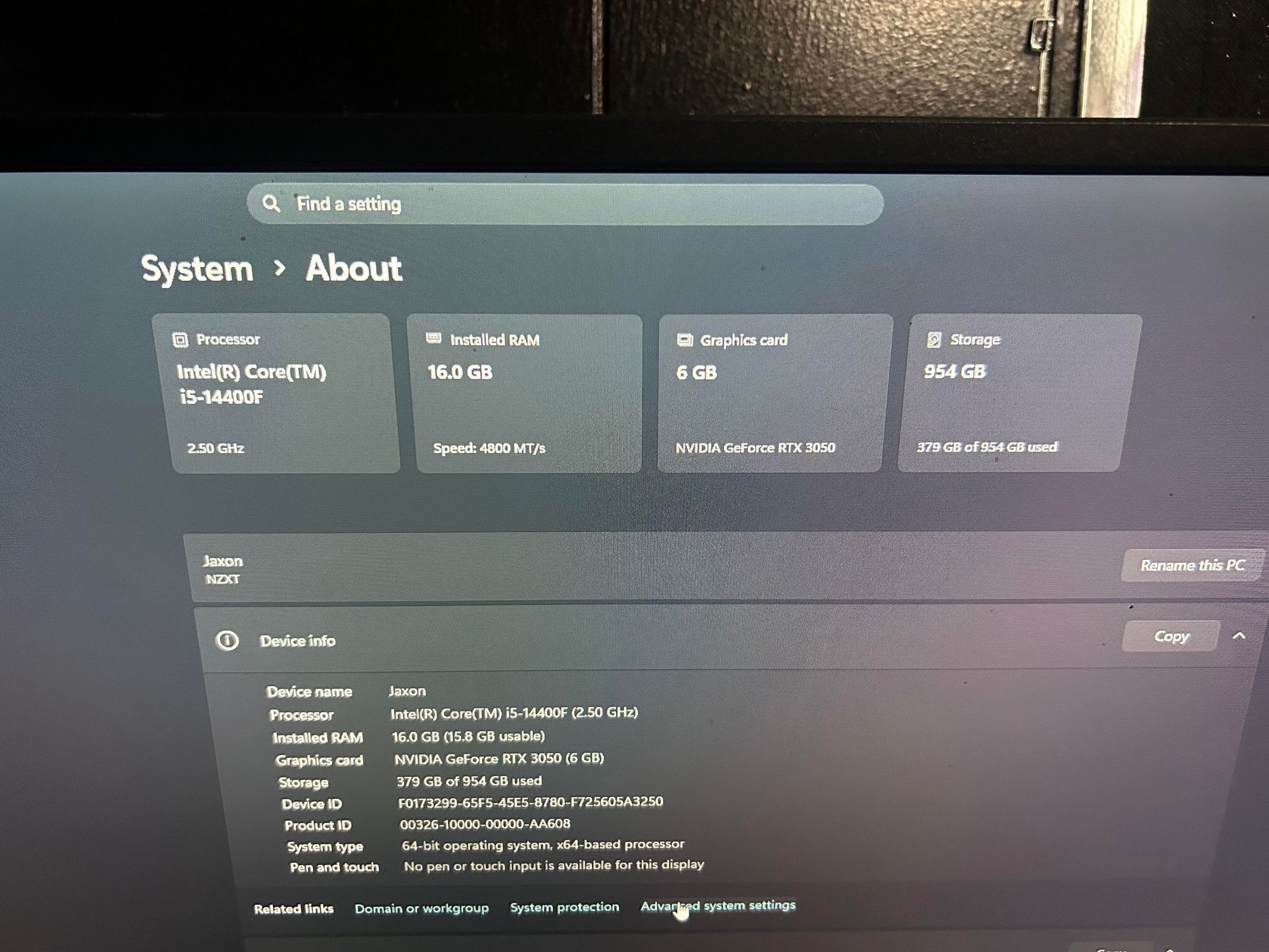 GeForce RTX 3050 8GB Custom Gaming PC - Core i5-14400F, 16GB RAM, 1TB NVMe SSD