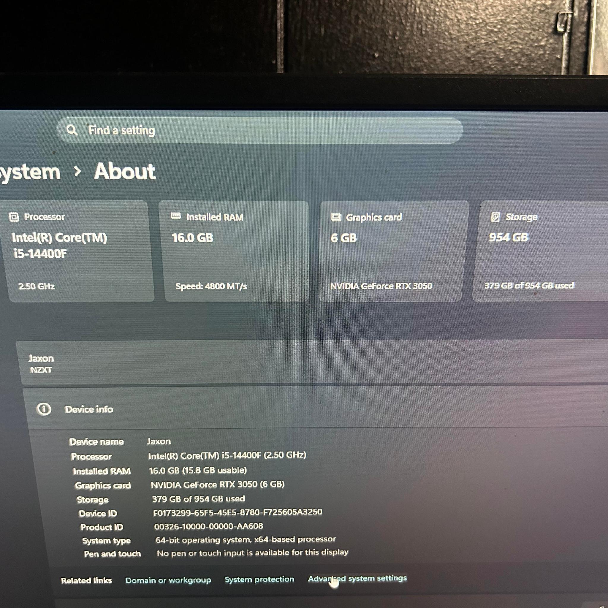GeForce RTX 3050 8GB Custom Gaming PC - Core i5-14400F, 16GB RAM, 1TB NVMe SSD