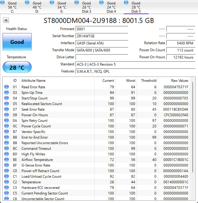 Seagate BarraCuda 8TB HDD