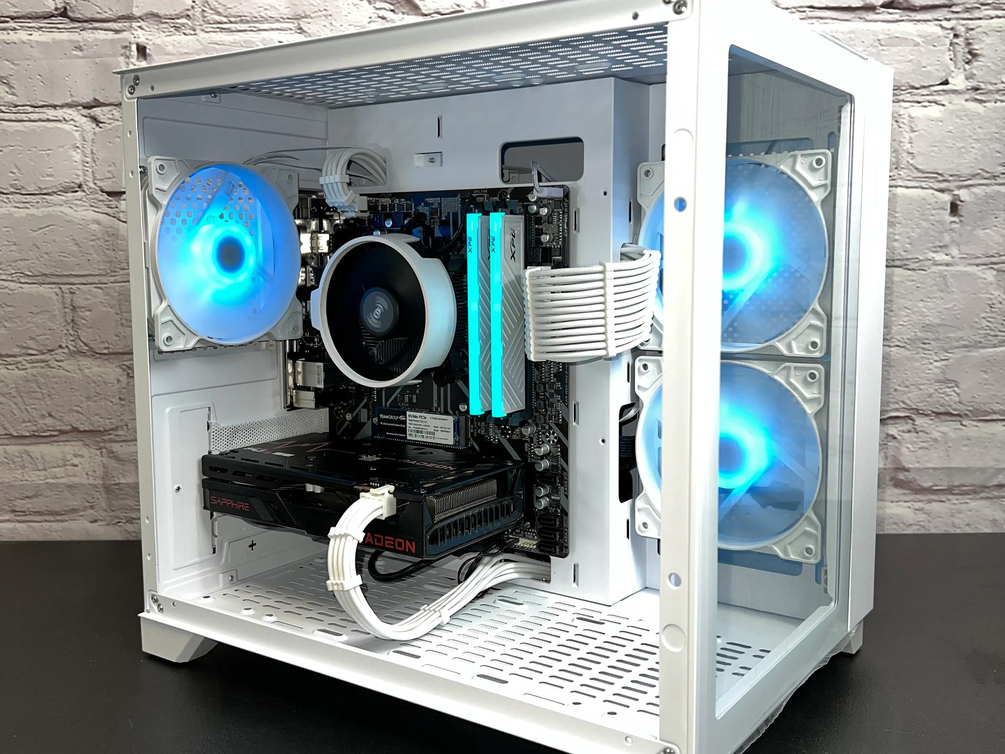 Ryzen 5 3600 RX 6600 16GB RAM 1TB M.2 Wifi 5 Bluetooth Window 10 Gaming PC