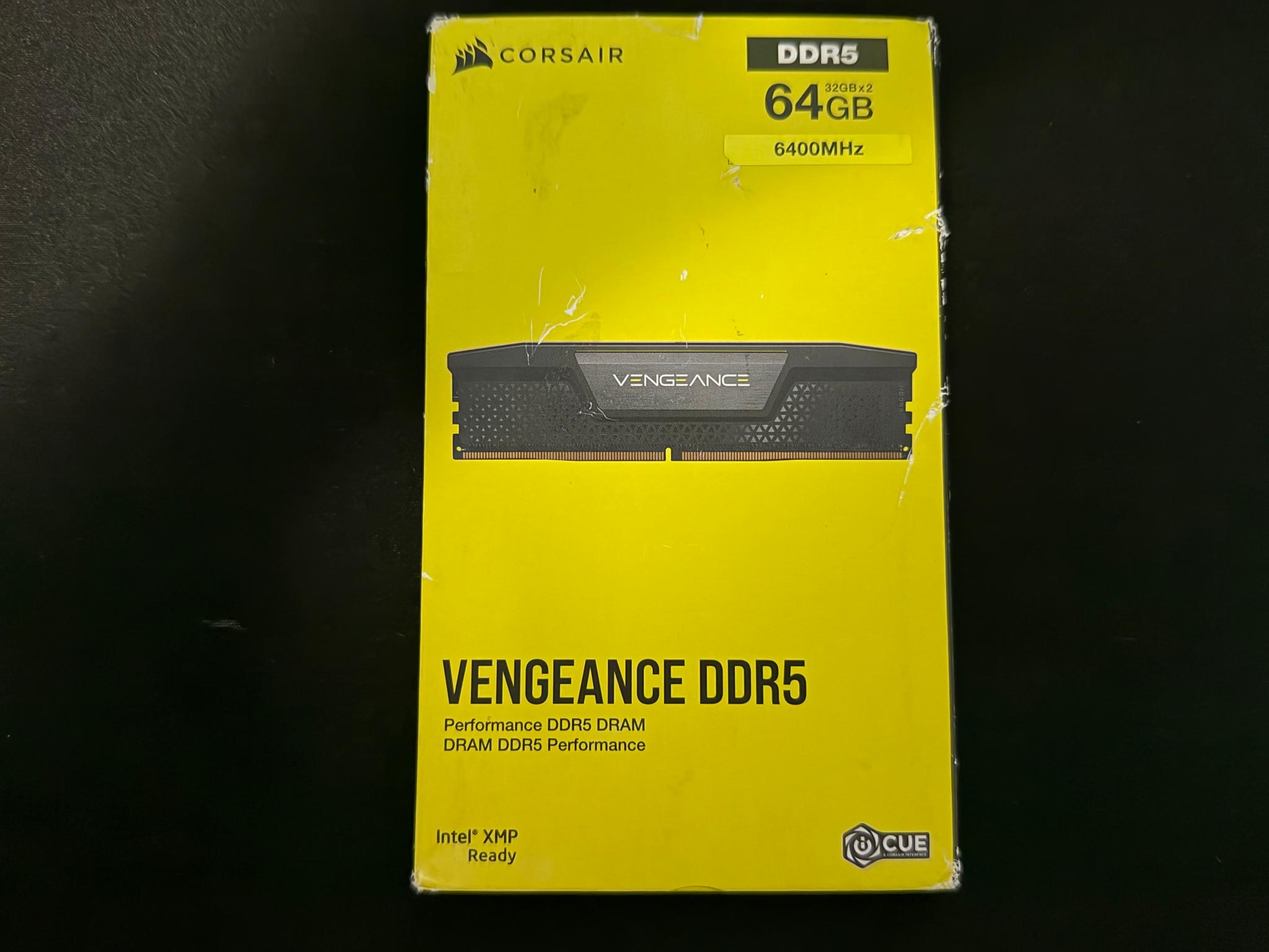 Corsair Vengeance DDR5 64GB (2x32GB) 6400MHz