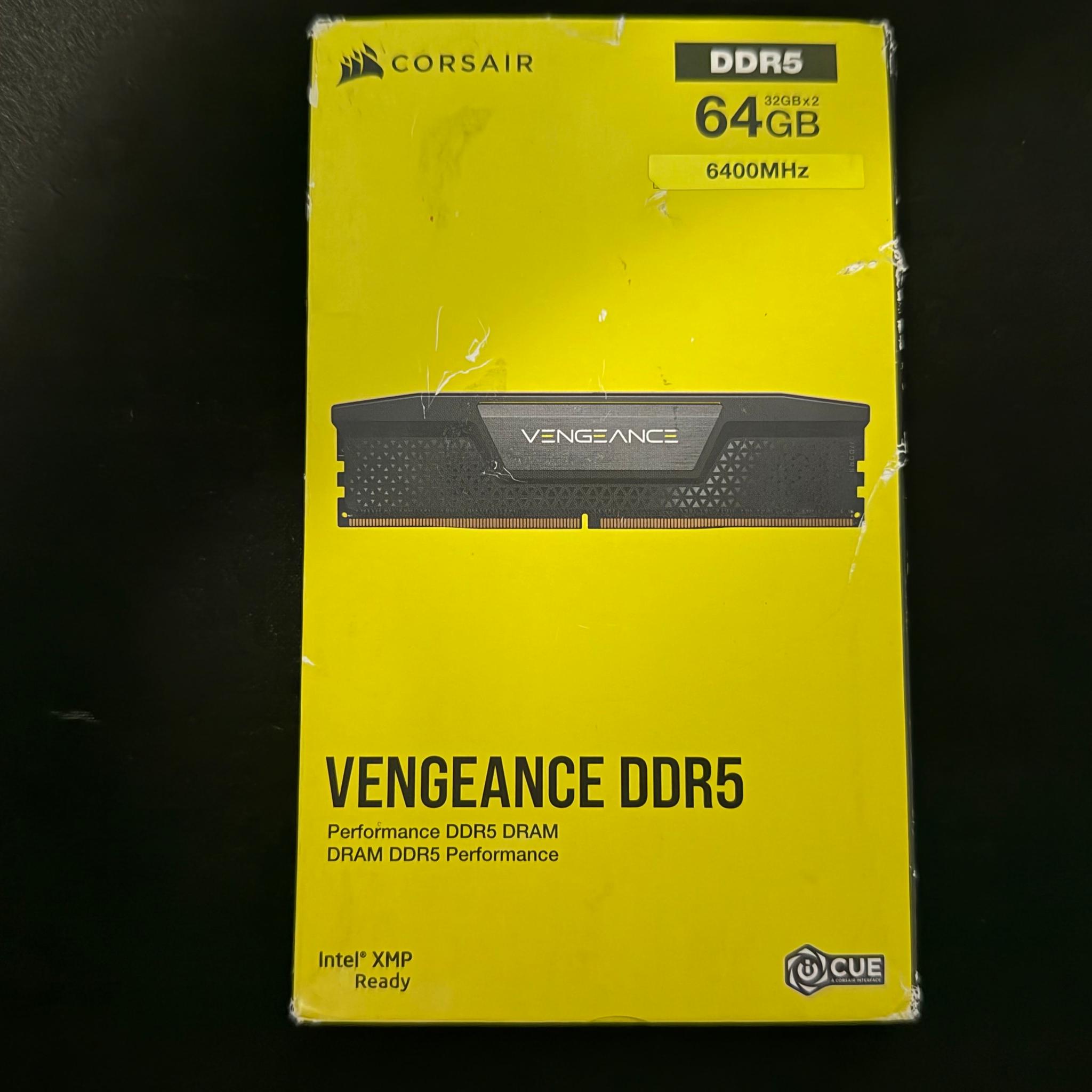 Corsair Vengeance DDR5 64GB (2x32GB) 6400MHz