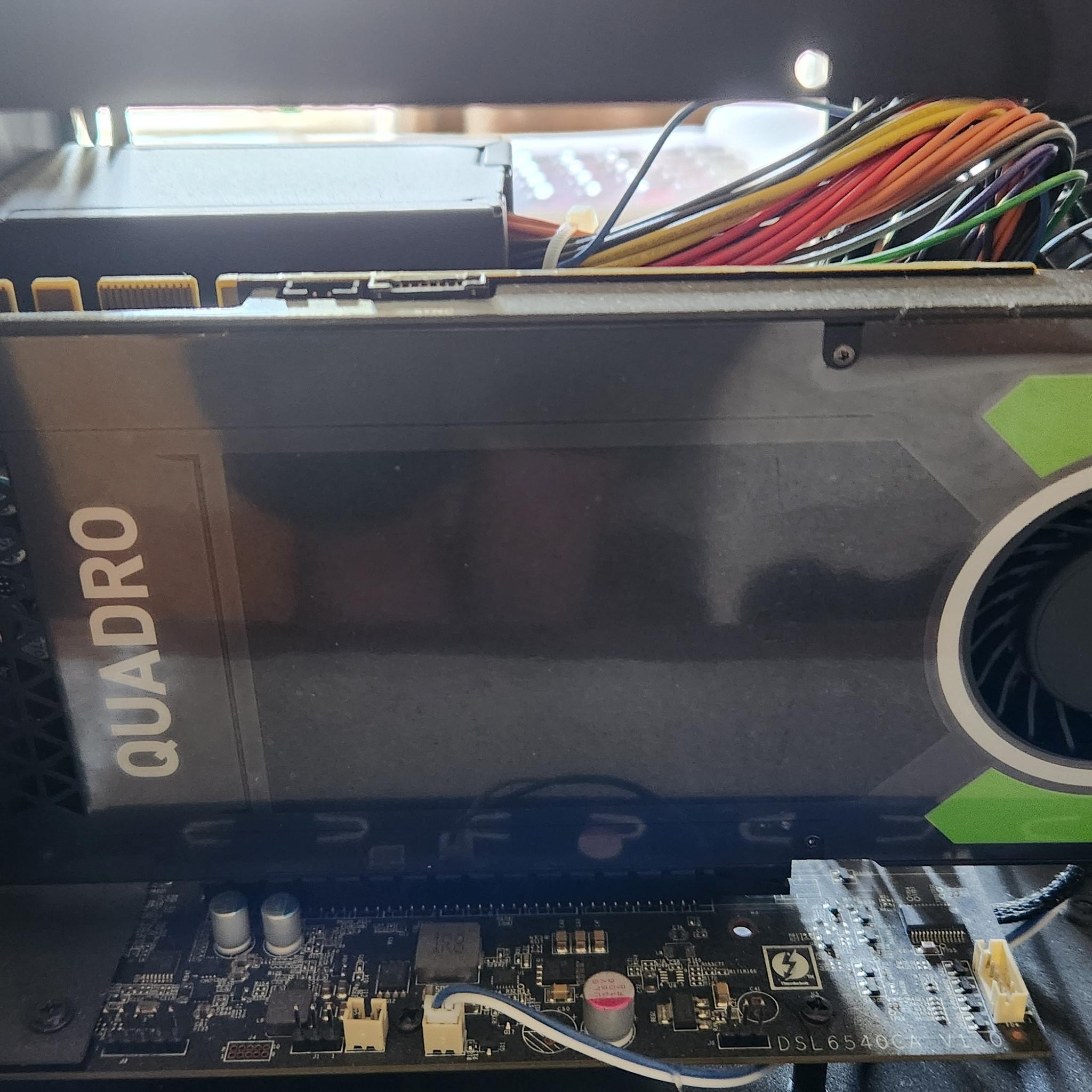PNY QUADRO P4000 with SONNET EGPU 550 CASE