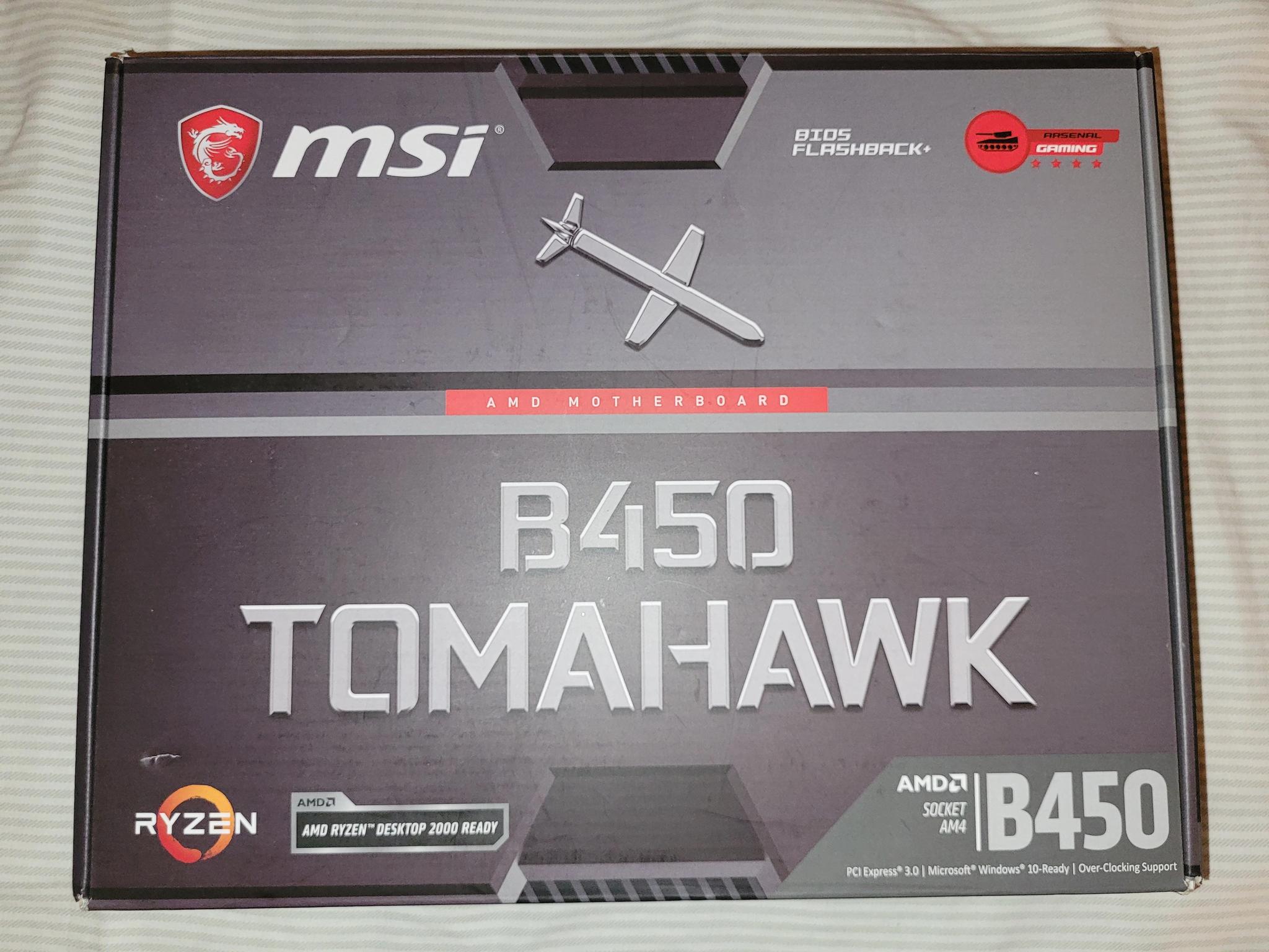 MSI B450 Tomahawk AM4 DDR4