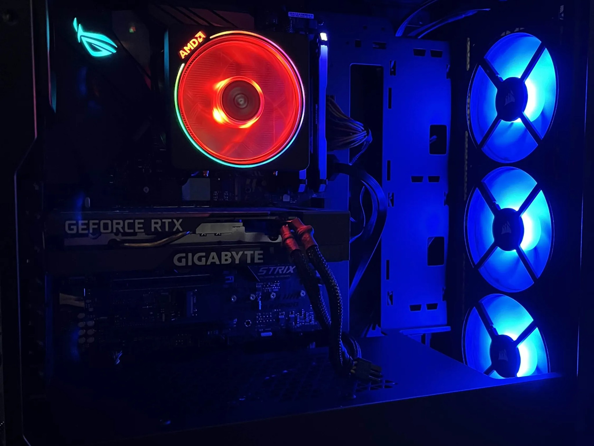 Ryzen 7 2700X + RTX 3050 ATX Build