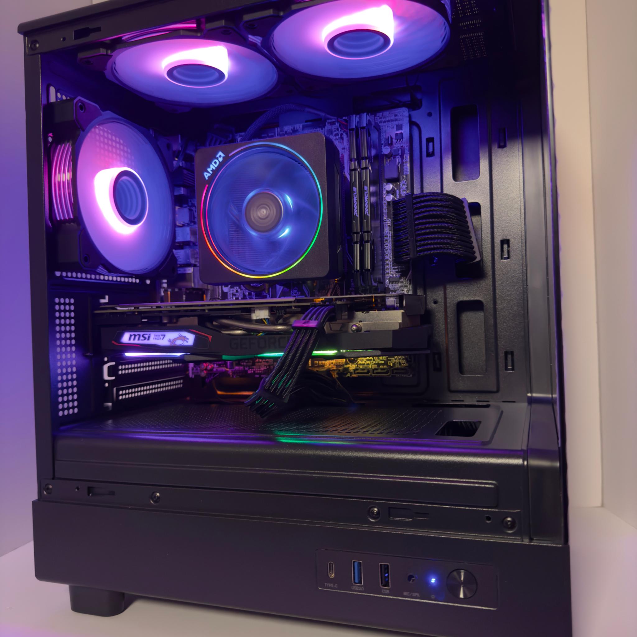 🏴DARKNIGHT🏴 | RYZEN 7 1700X | NVIDIA 1660 | 1TB SSD | 16GB DDR4 | BT/WIFI | WIN 11