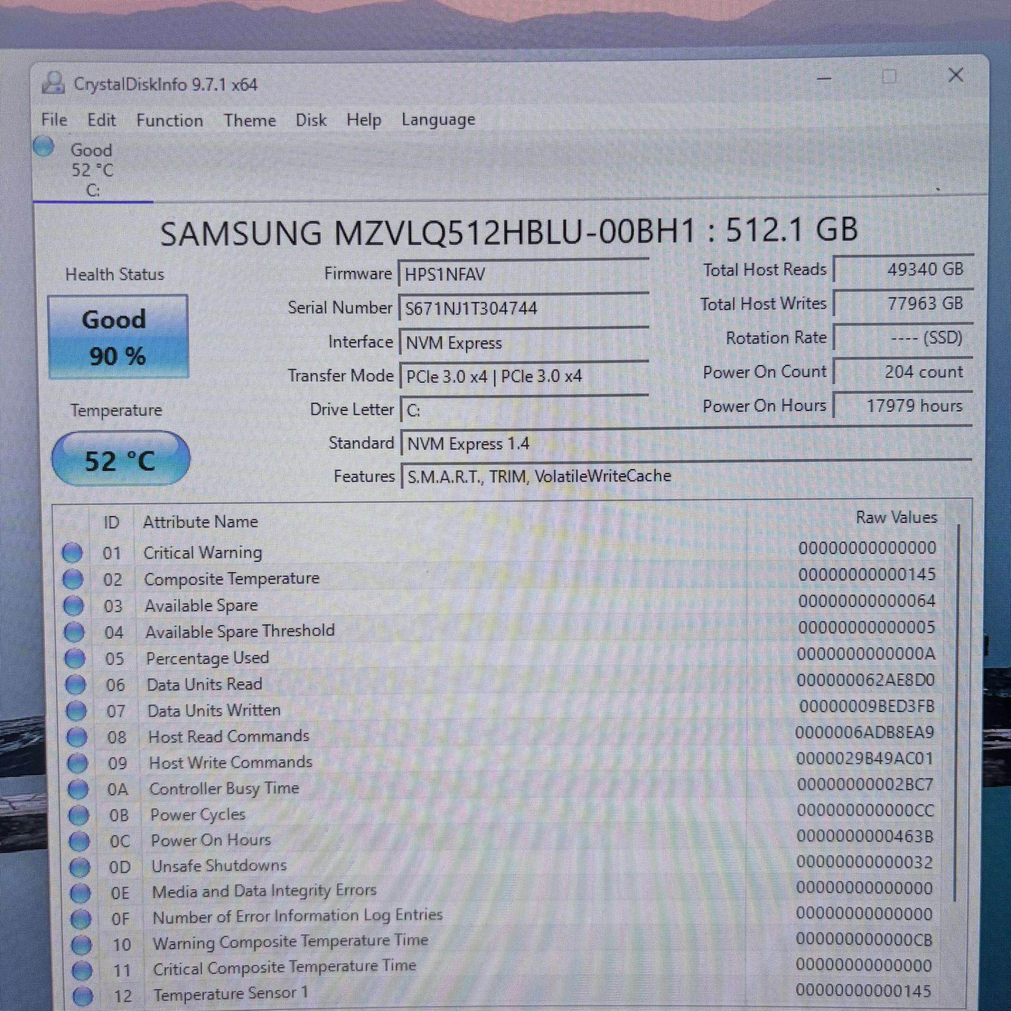 SALE! Samsung 512GB NVMe -  Speed & Health w/ Benchmarks!