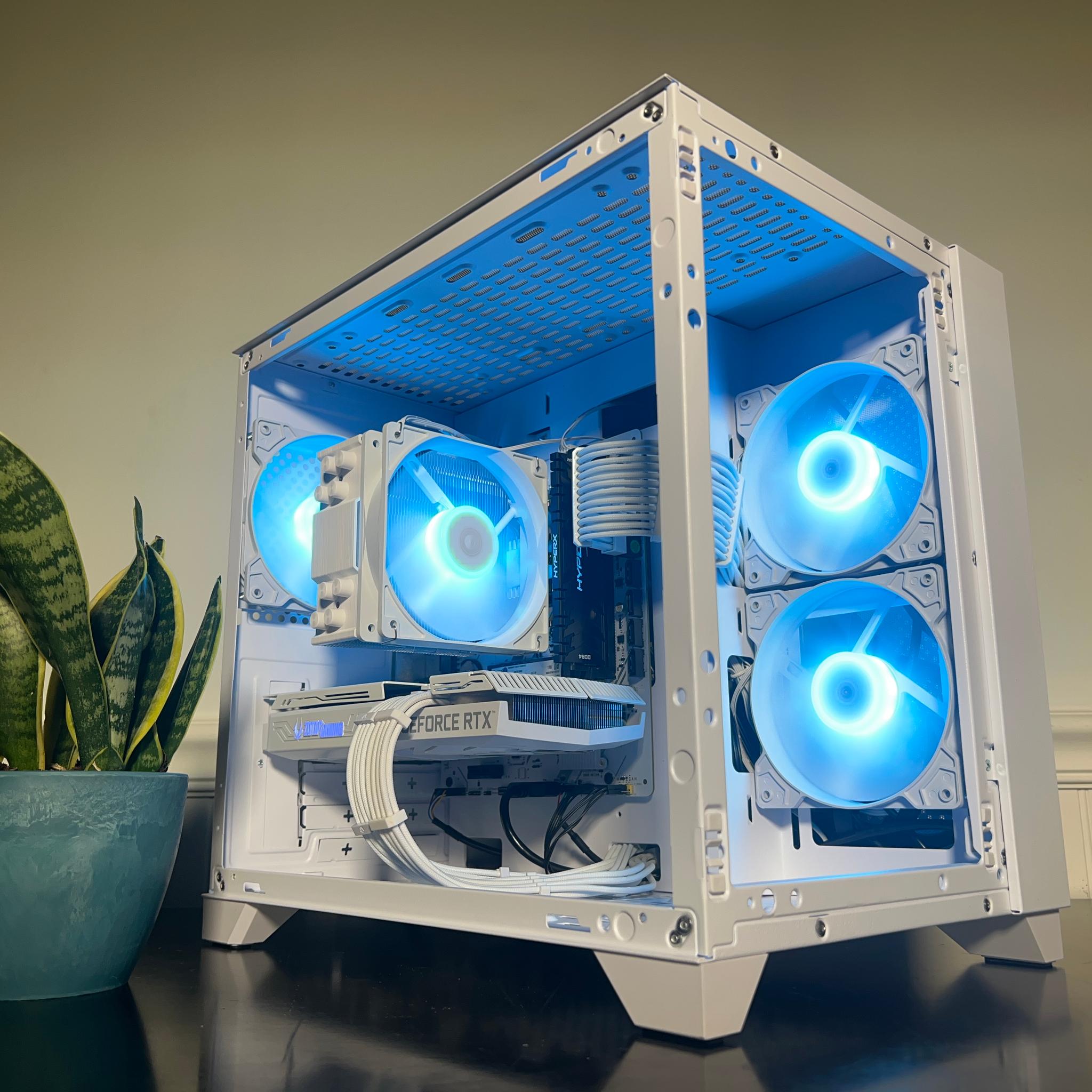 ⚪️Whiteout Midrange RTX Gaming PC | Rtx 3060 12gb | Ryzen 5 3600 | 32gb Ram | WiFi | Windows 11 Pro