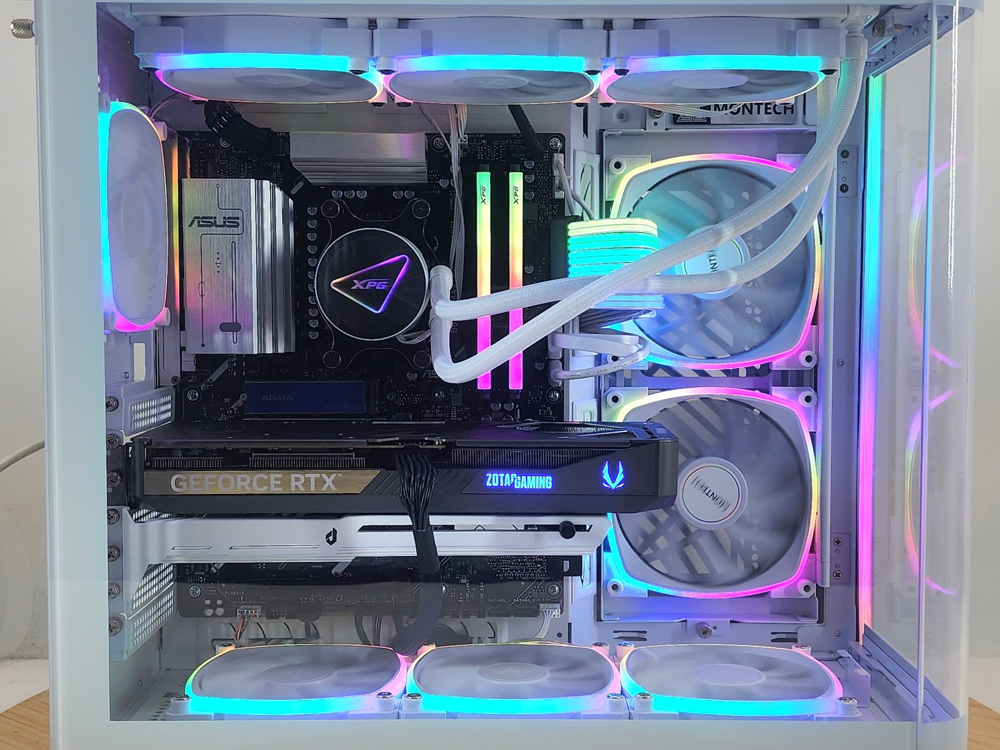 Gaming PC Ryzen 7 9700X 32GB RAM 2TB SSD RTX 5070 12GB Windows 11 Computer