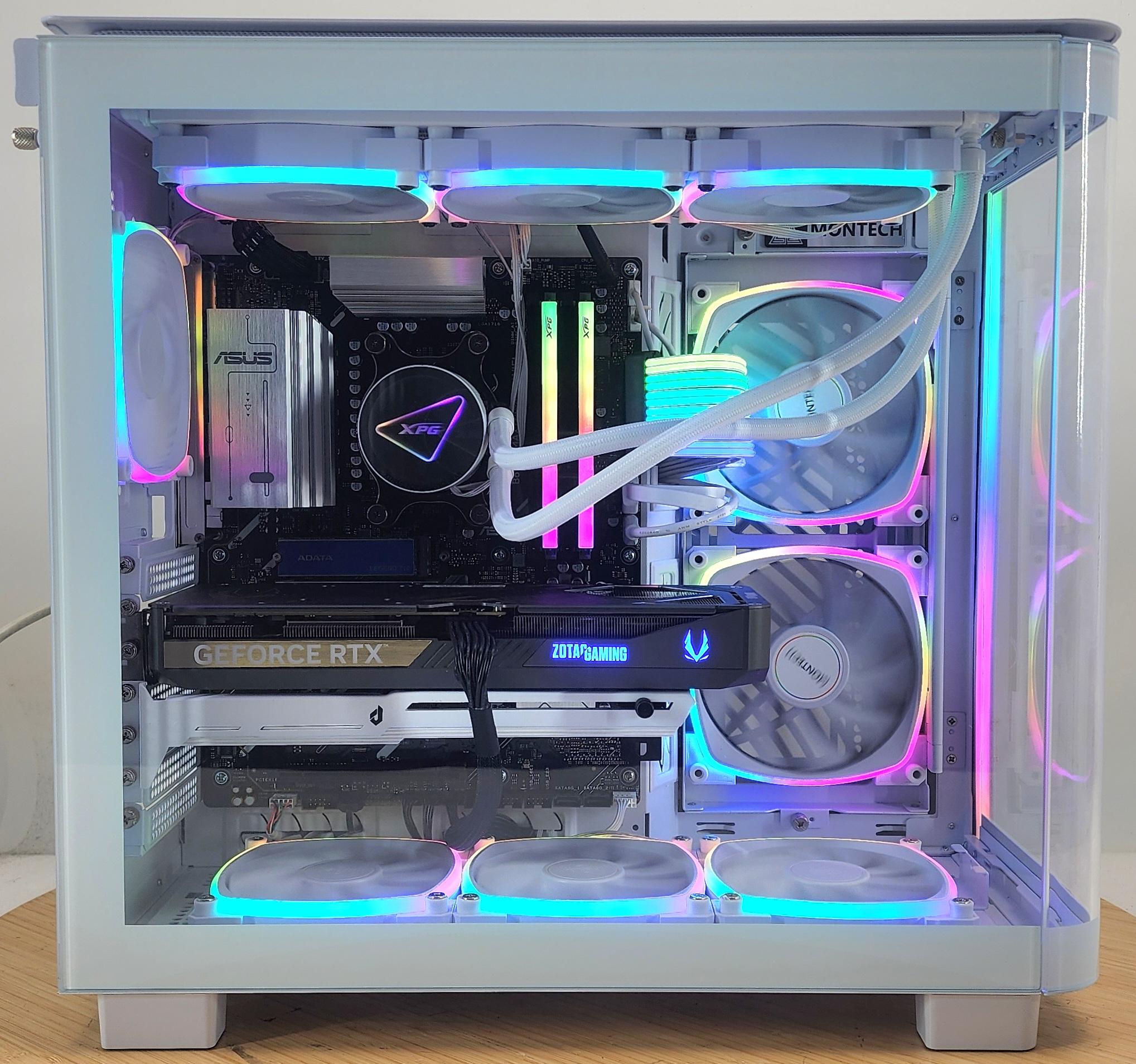 Gaming PC Ryzen 7 9700X 32GB RAM 2TB SSD RTX 5070 12GB Windows 11 Computer