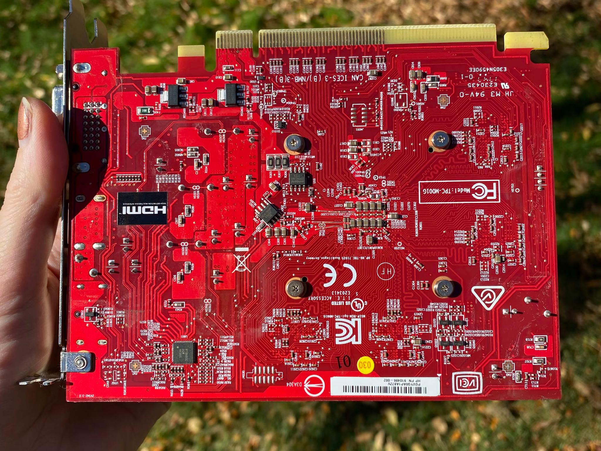 HP AMD RX 460 Video Card
